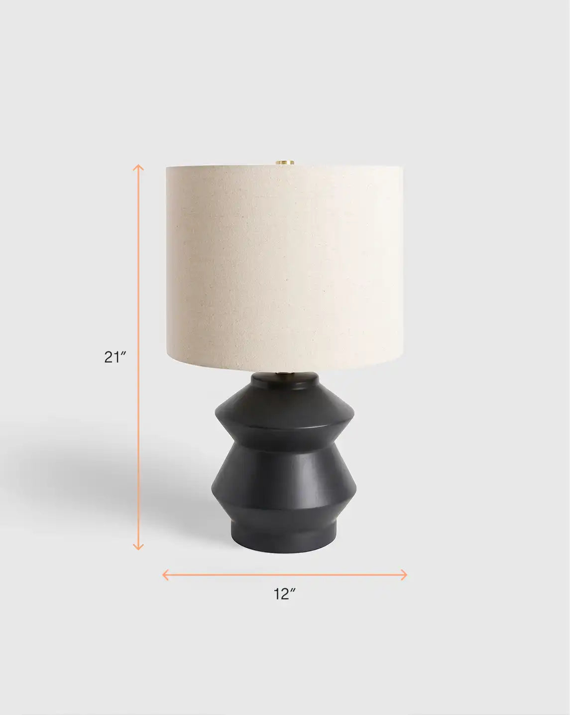 Geometric Ceramic Table Lamp