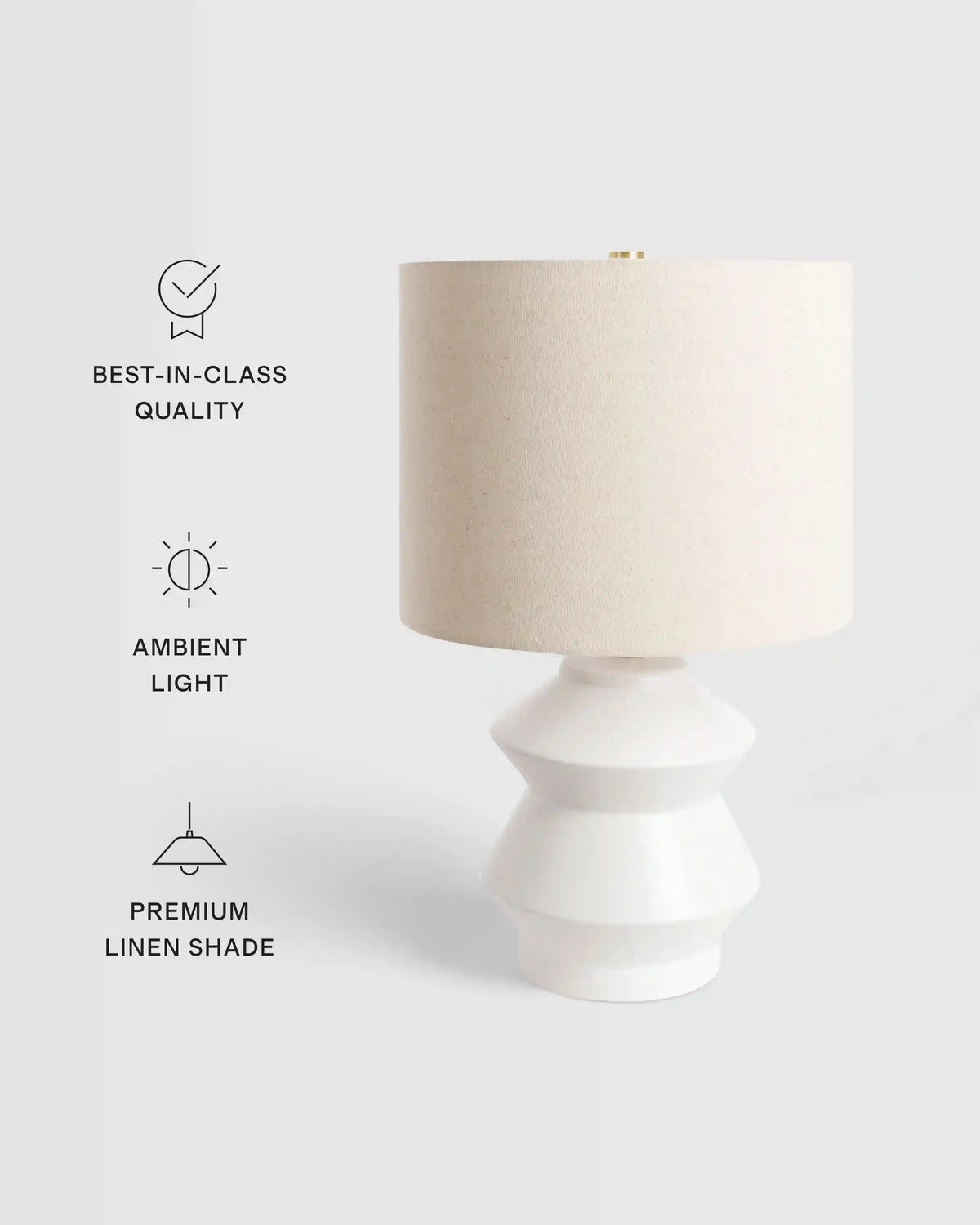 Geometric Ceramic Table Lamp