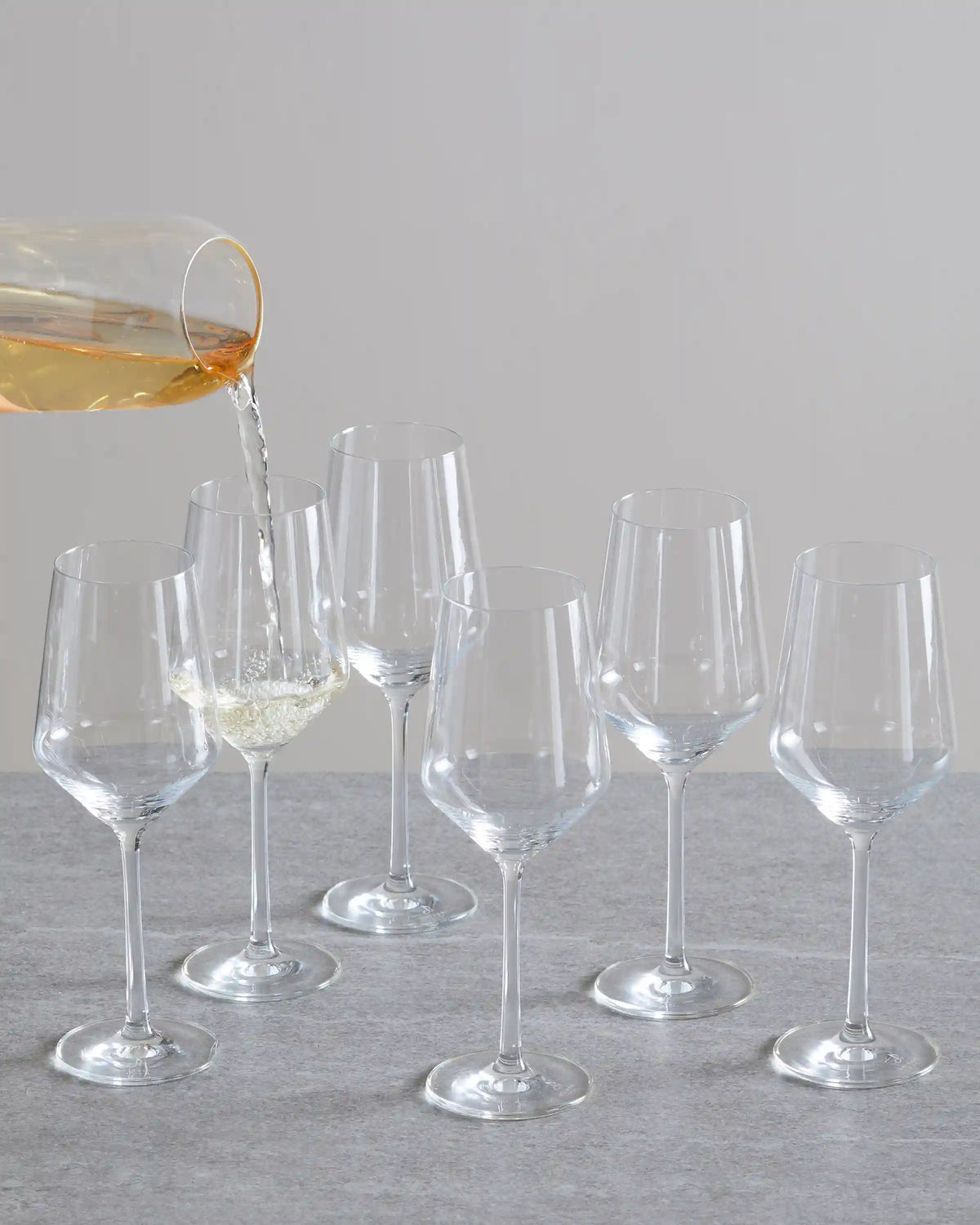 Pure White Wine Glass, Set of 6