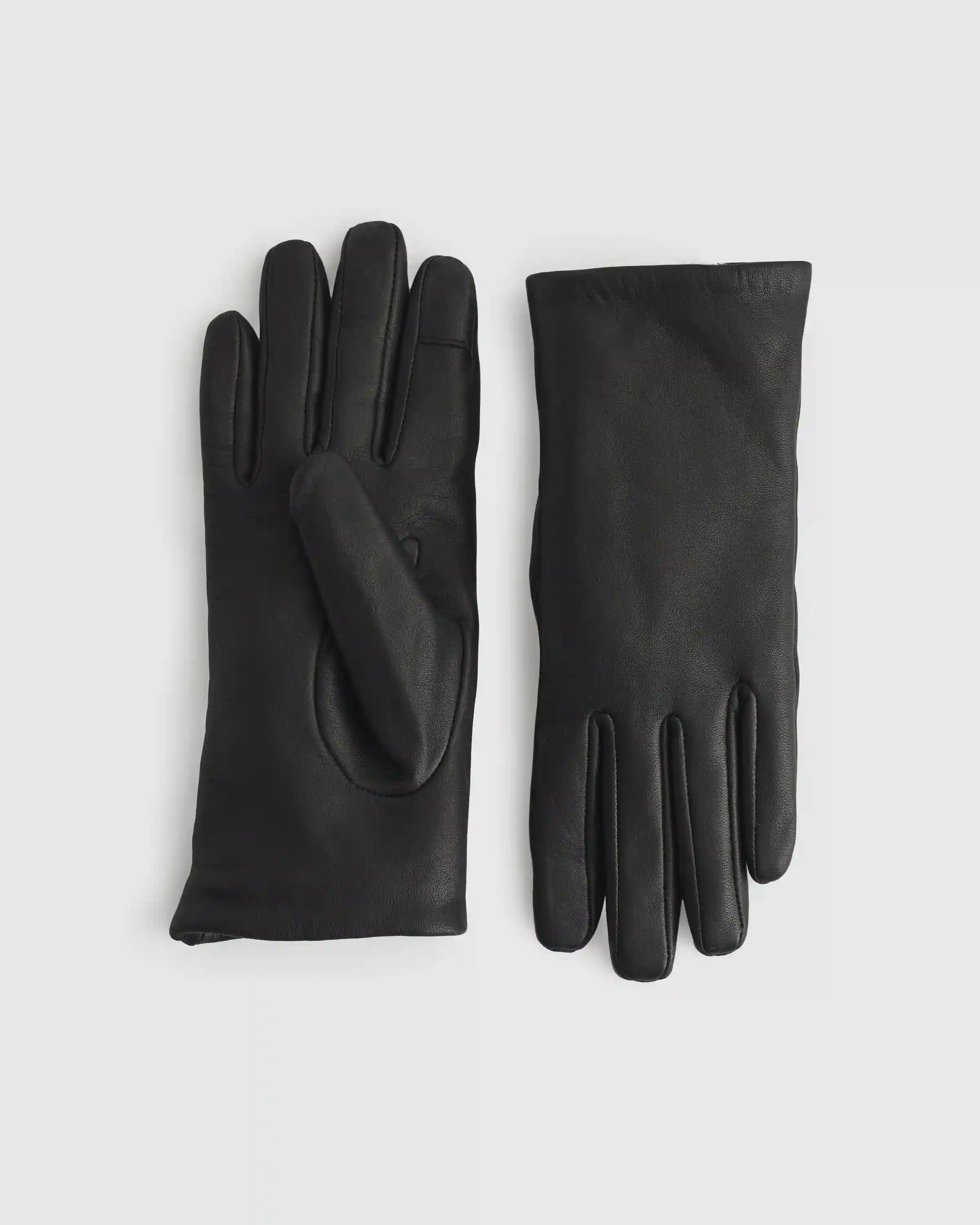 Cashmere Lined Leather Gloves