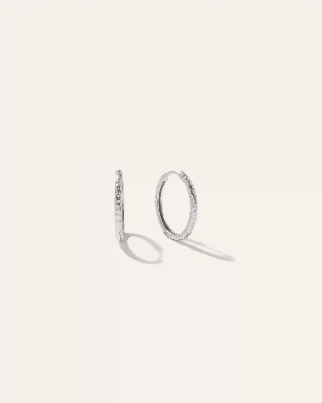 Hammered Nina Medium Hoops