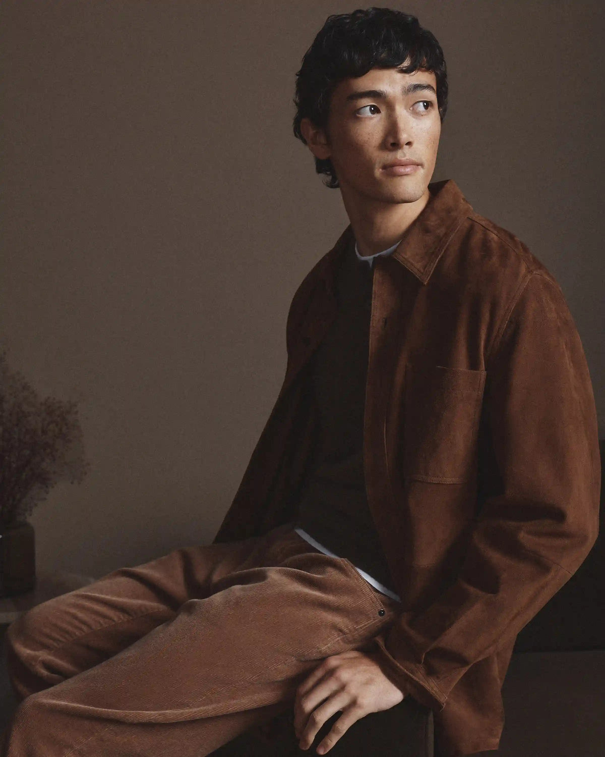 100% Suede Overshirt