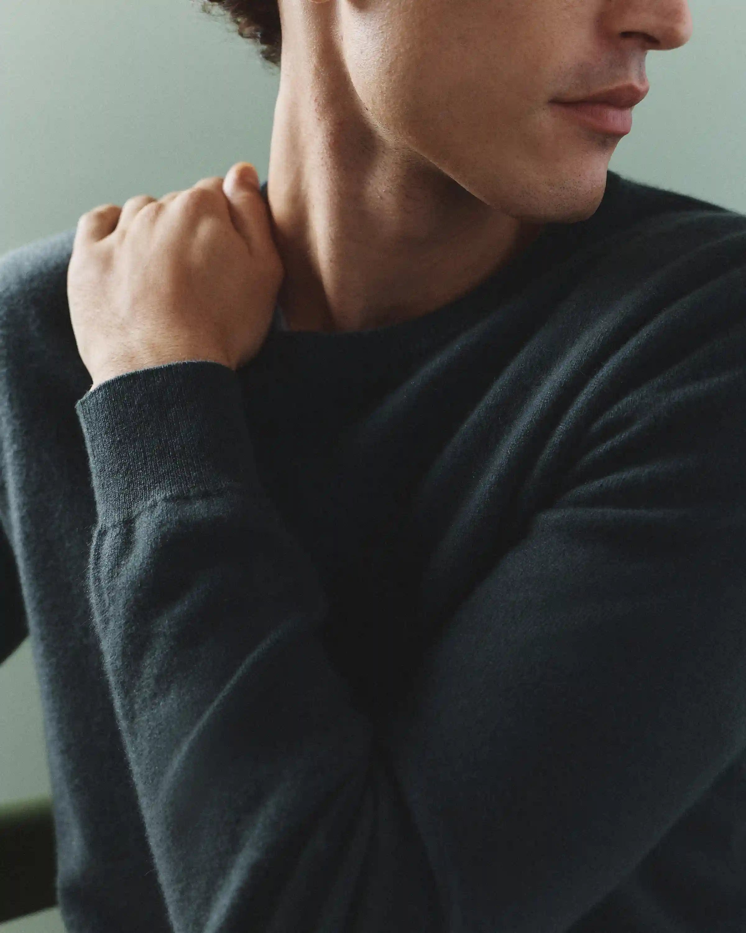 Mongolian Cashmere Crewneck Sweater