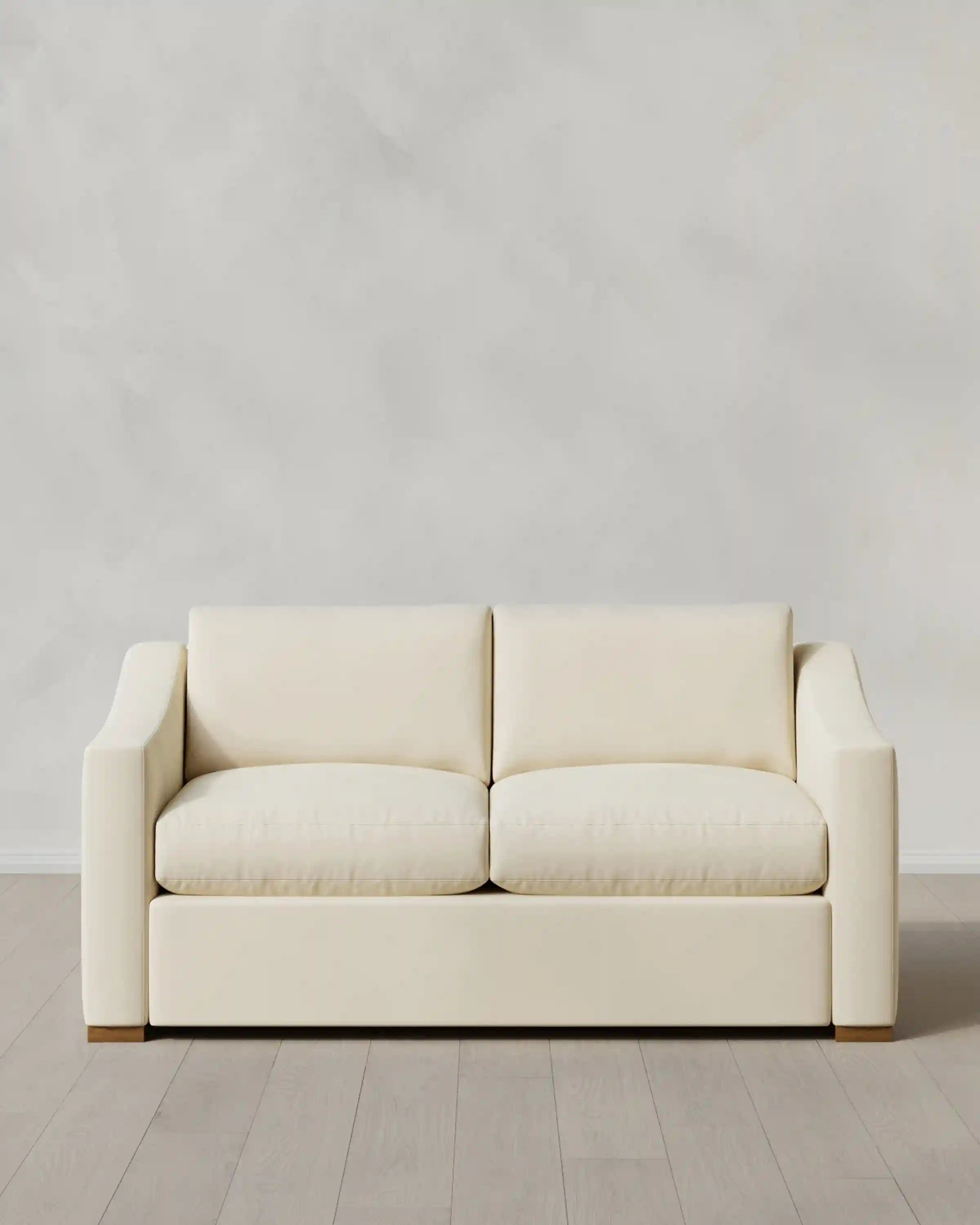 Hollis Slope Arm Sofa in Performance Velvet