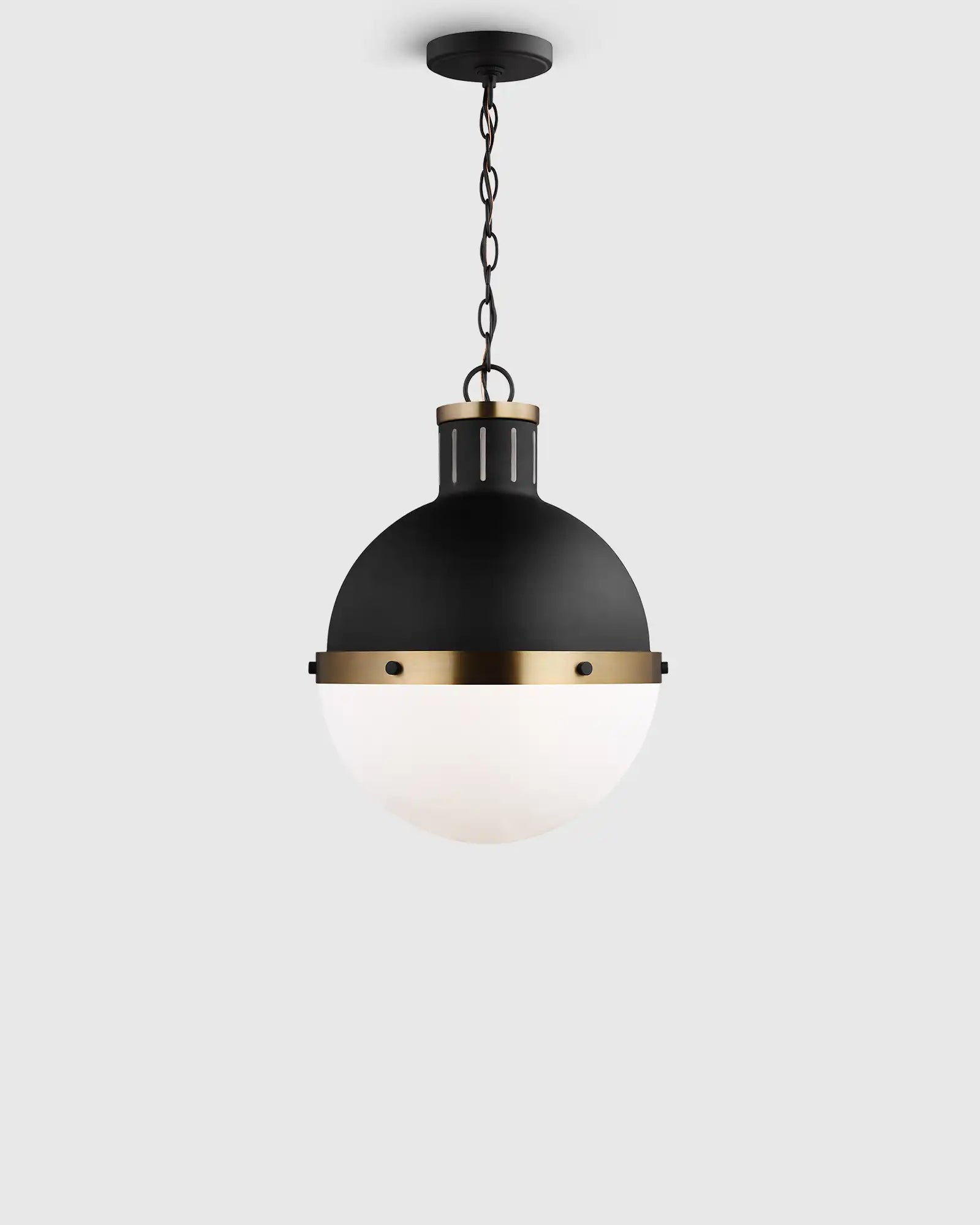 Industrial Shaded Globe Pendant