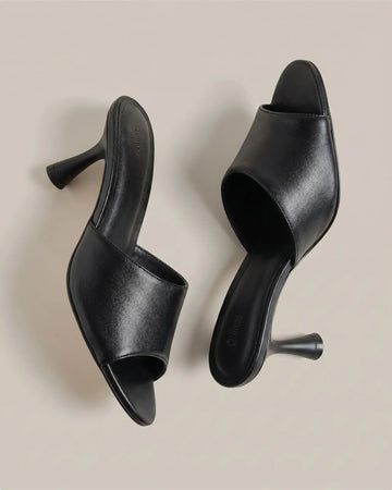 Italian Leather 65mm Stiletto Mule