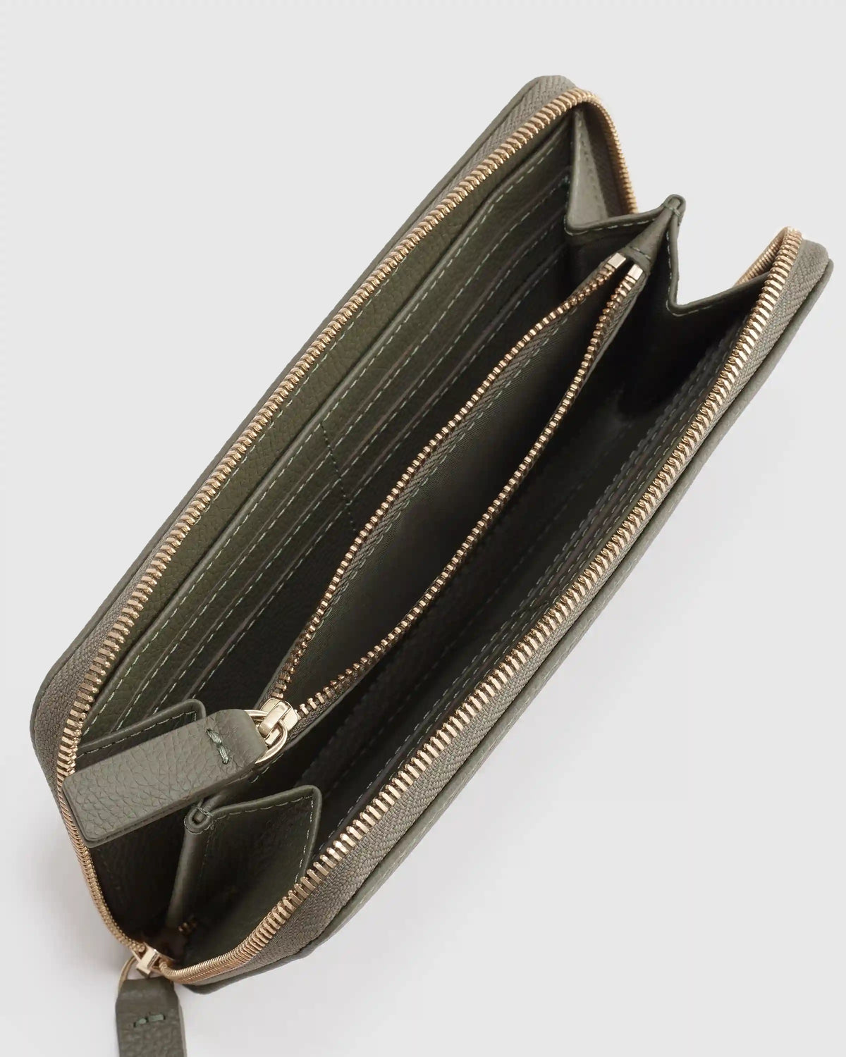 Italian Pebbled Leather Continental Wallet