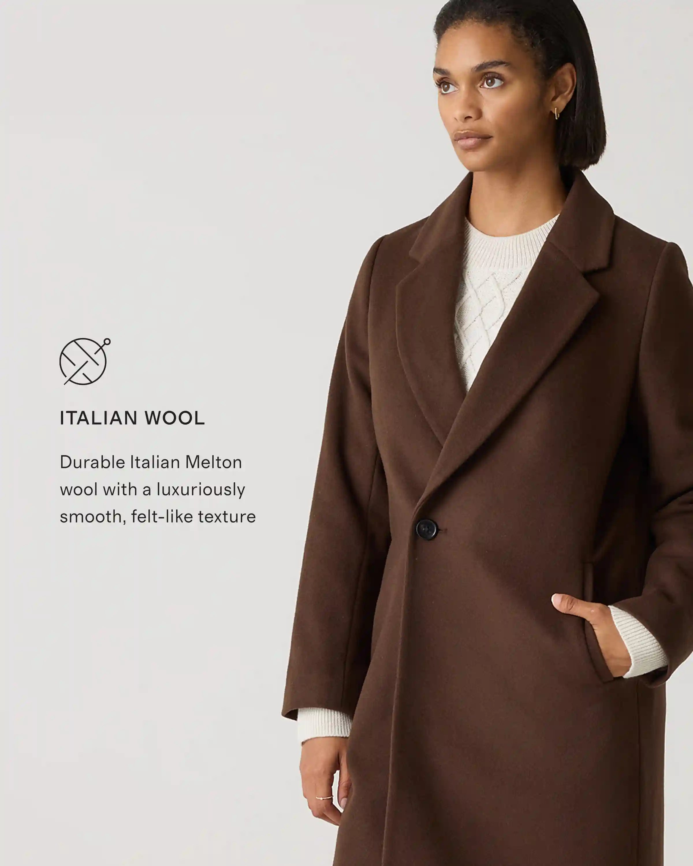 Italian Wool Peacoat