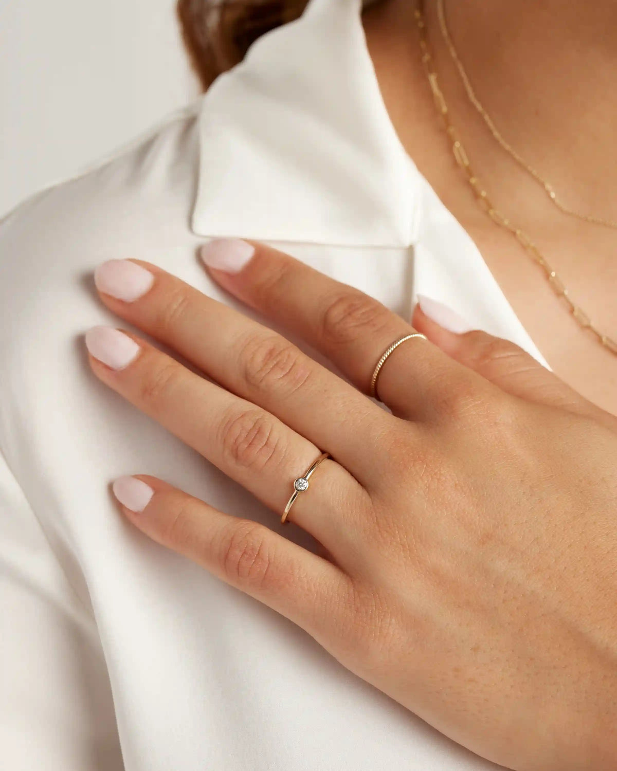 14K Gold Twist Ring