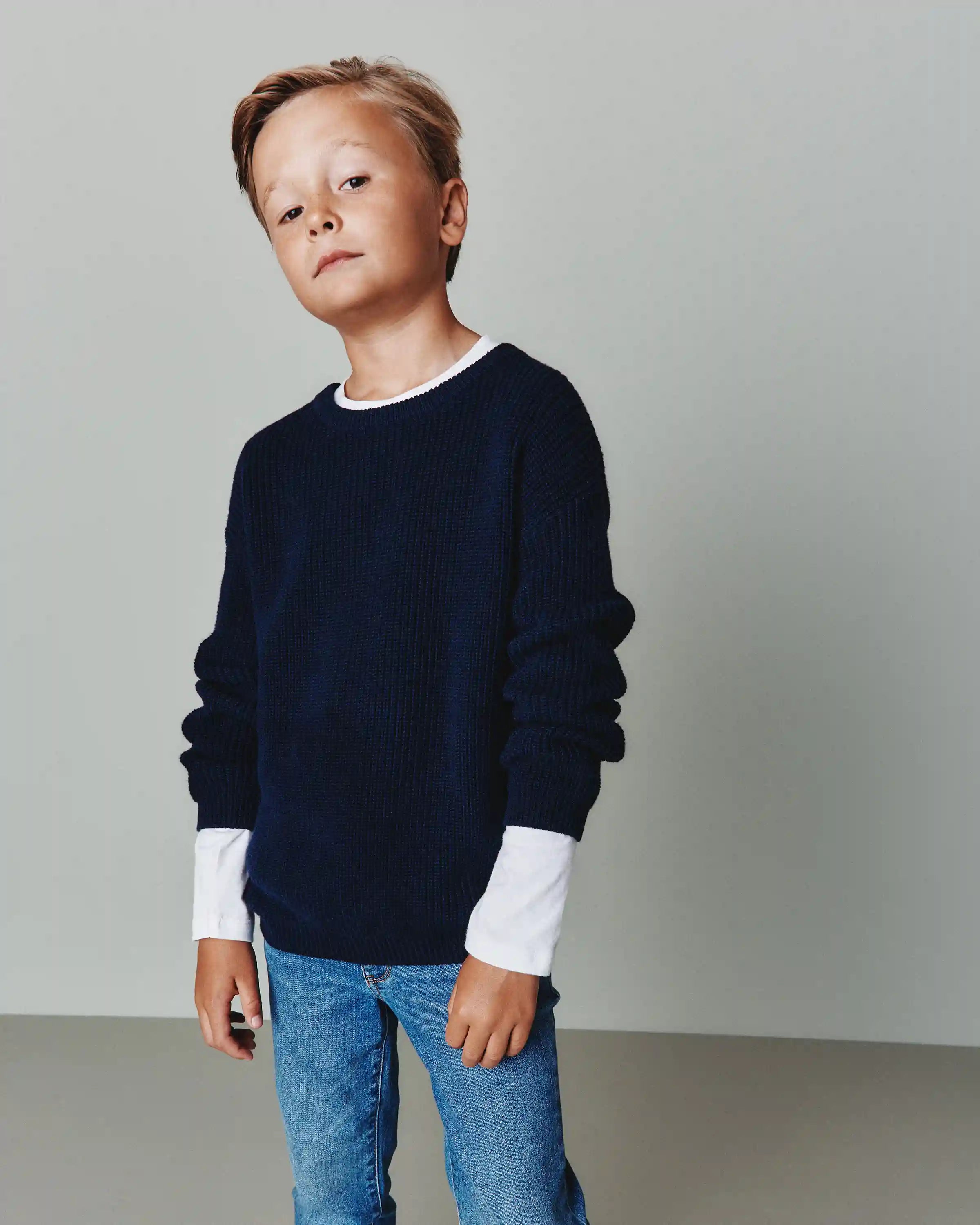100% Organic Cotton Fisherman Tunic Sweater