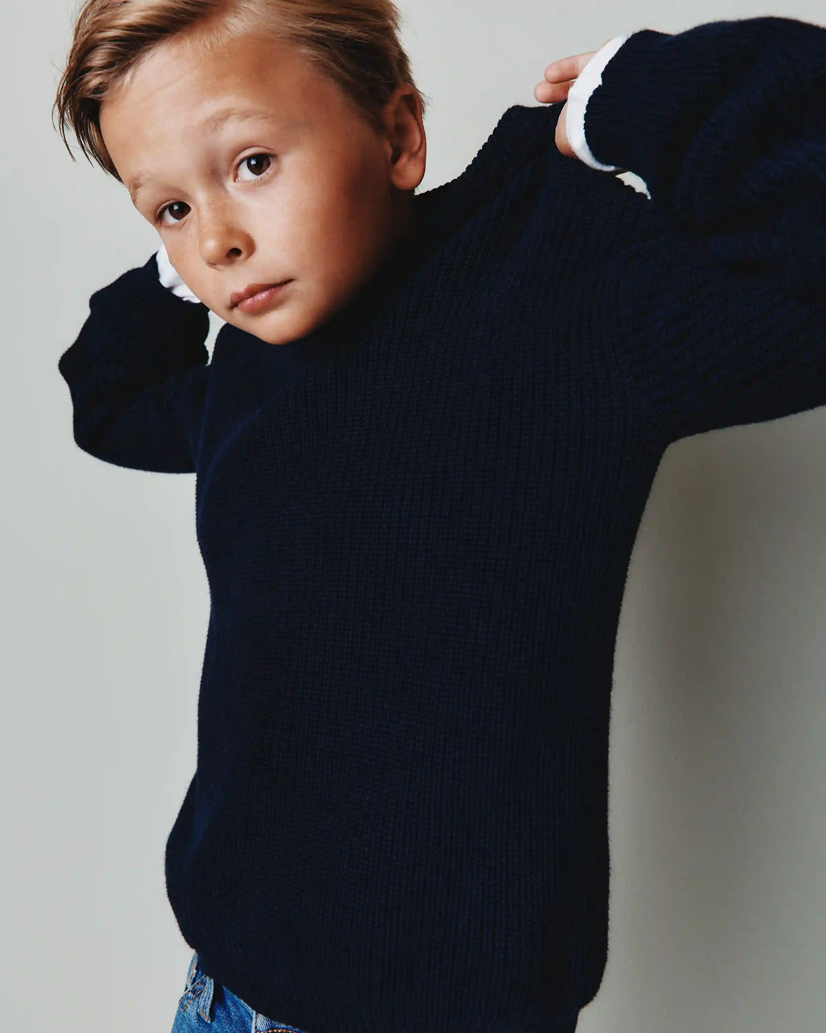 100% Organic Cotton Fisherman Tunic Sweater