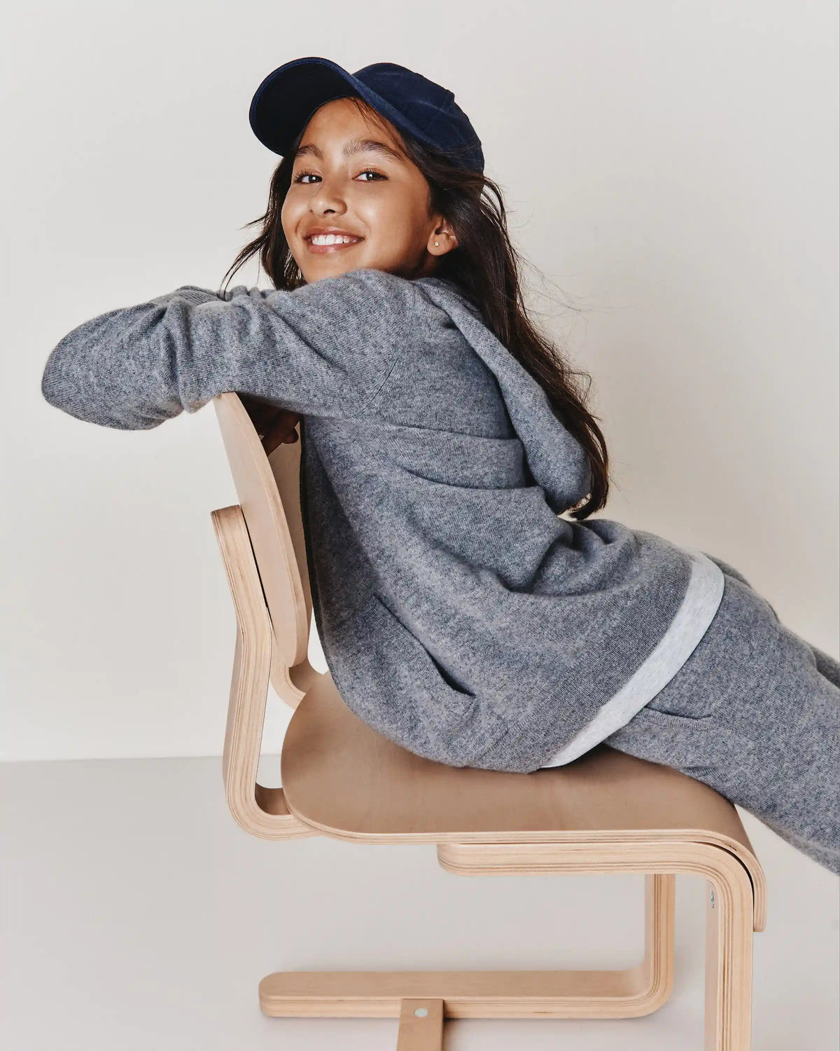 Washable Cashmere Full Zip Hoodie