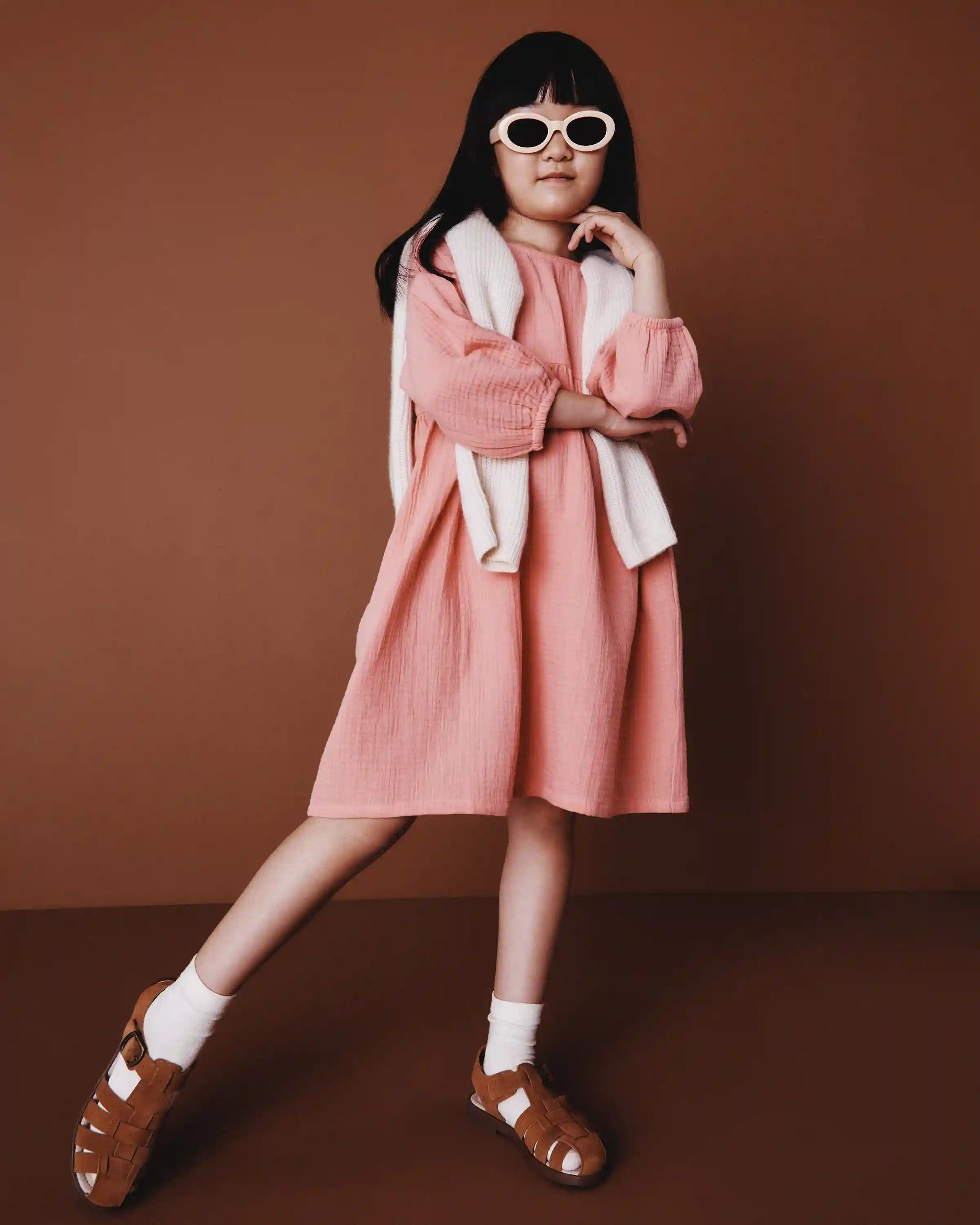 100% Organic Cotton Gauze Dress