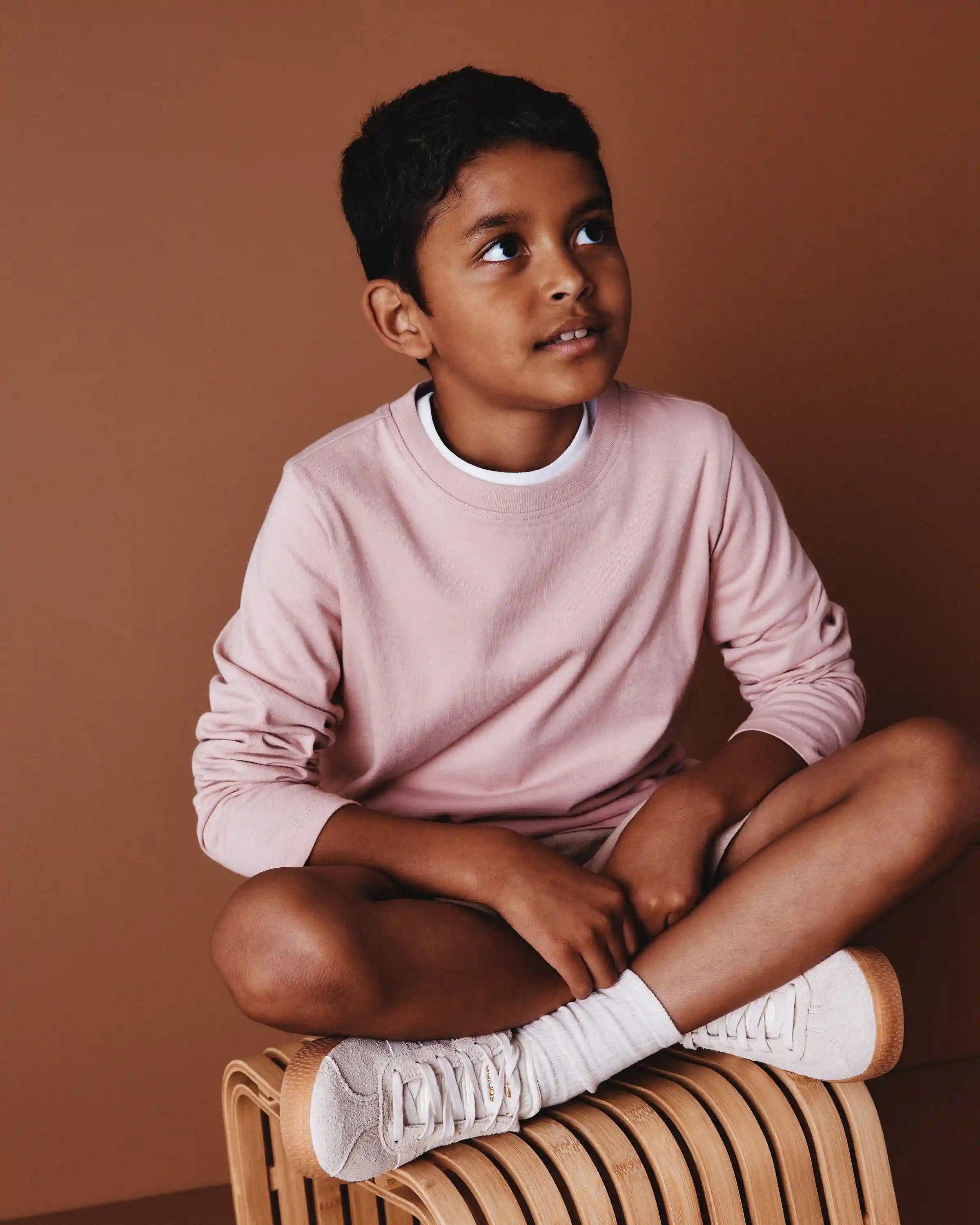 100% Organic Cotton Jersey Long Sleeve Tee