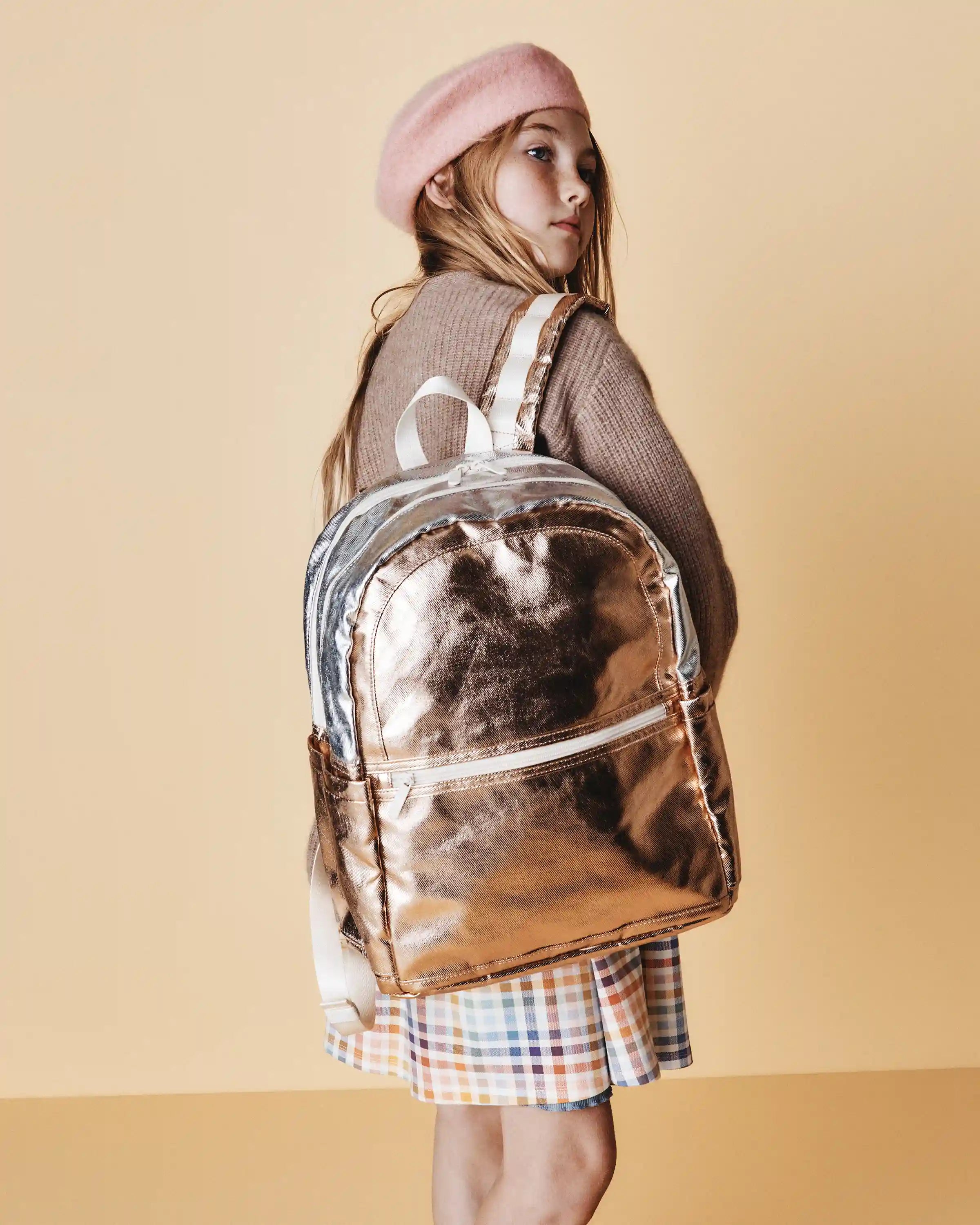 Recycled Double Pocket Backpack
