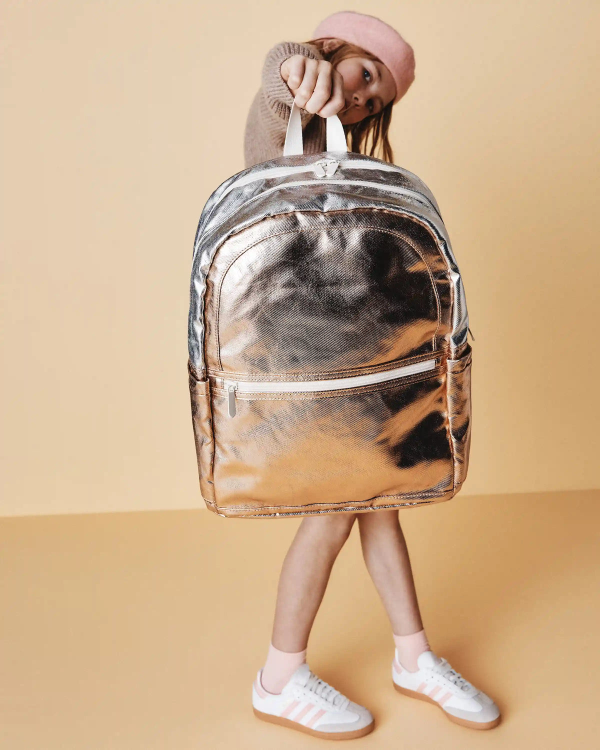Recycled Double Pocket Backpack