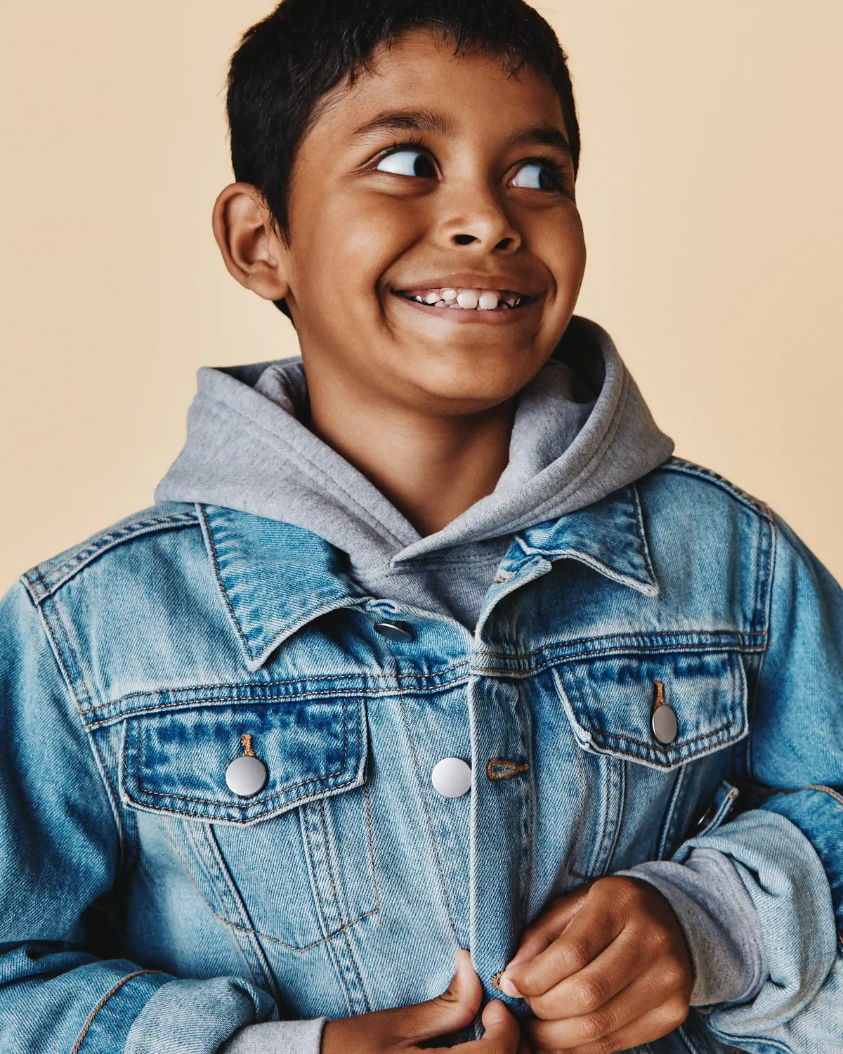 Boys 100% Organic Cotton Denim Jacket
