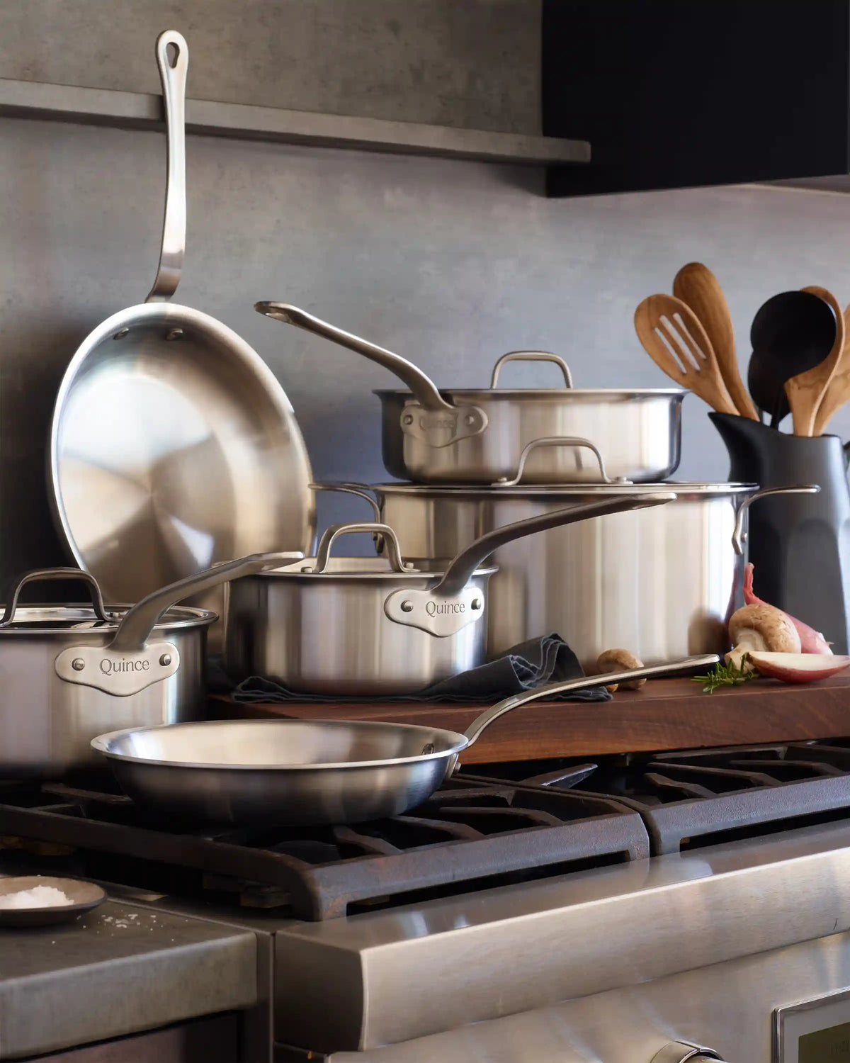 5-Ply Stainless Steel 10 Piece Cookware Set