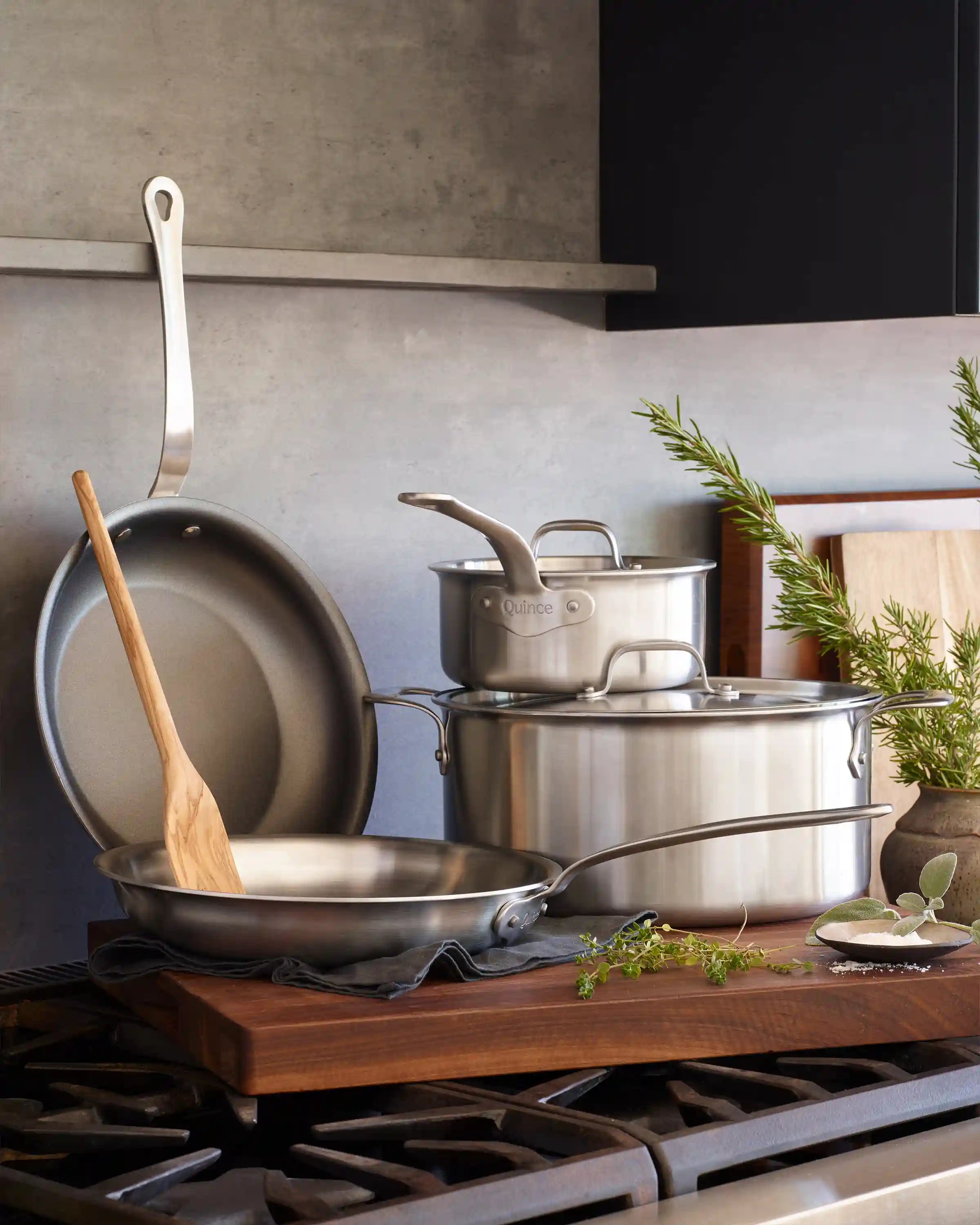 5-Ply Stainless Steel 10" Nonstick Frying Pan