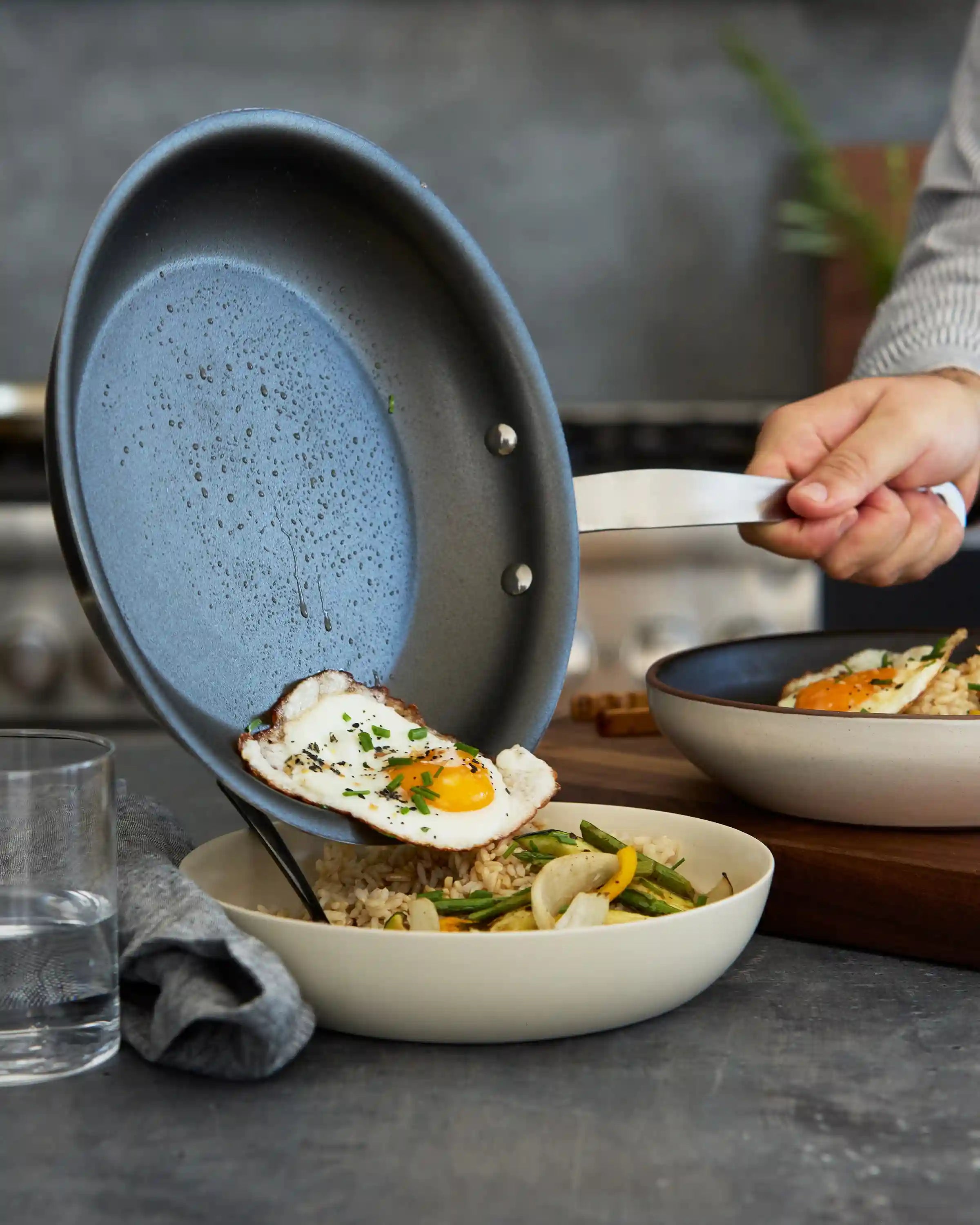 5-Ply Stainless Steel 10" Nonstick Frying Pan