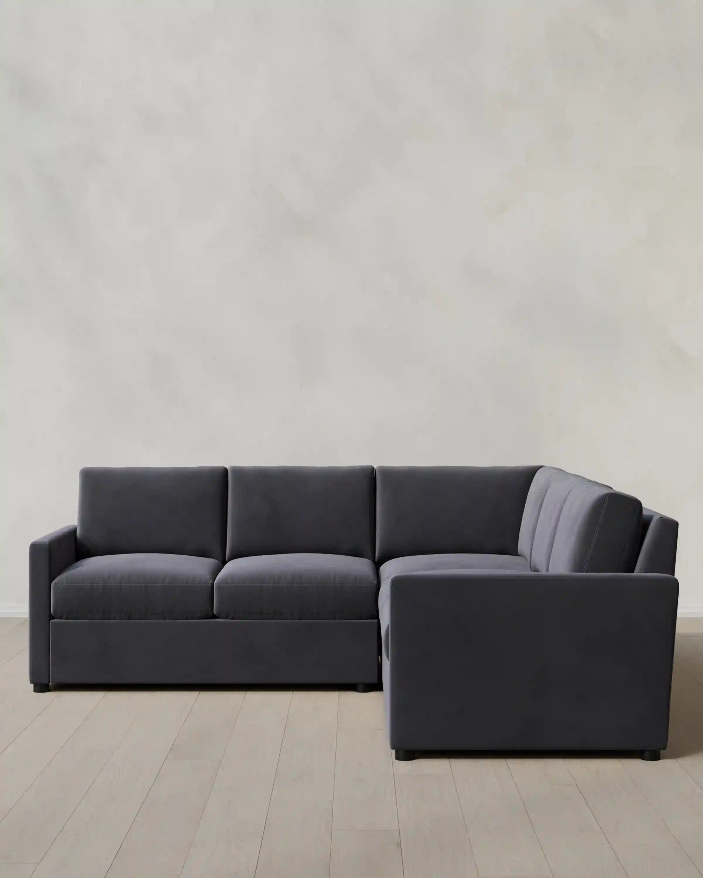 Brennan L Sectional in Performance Velvet