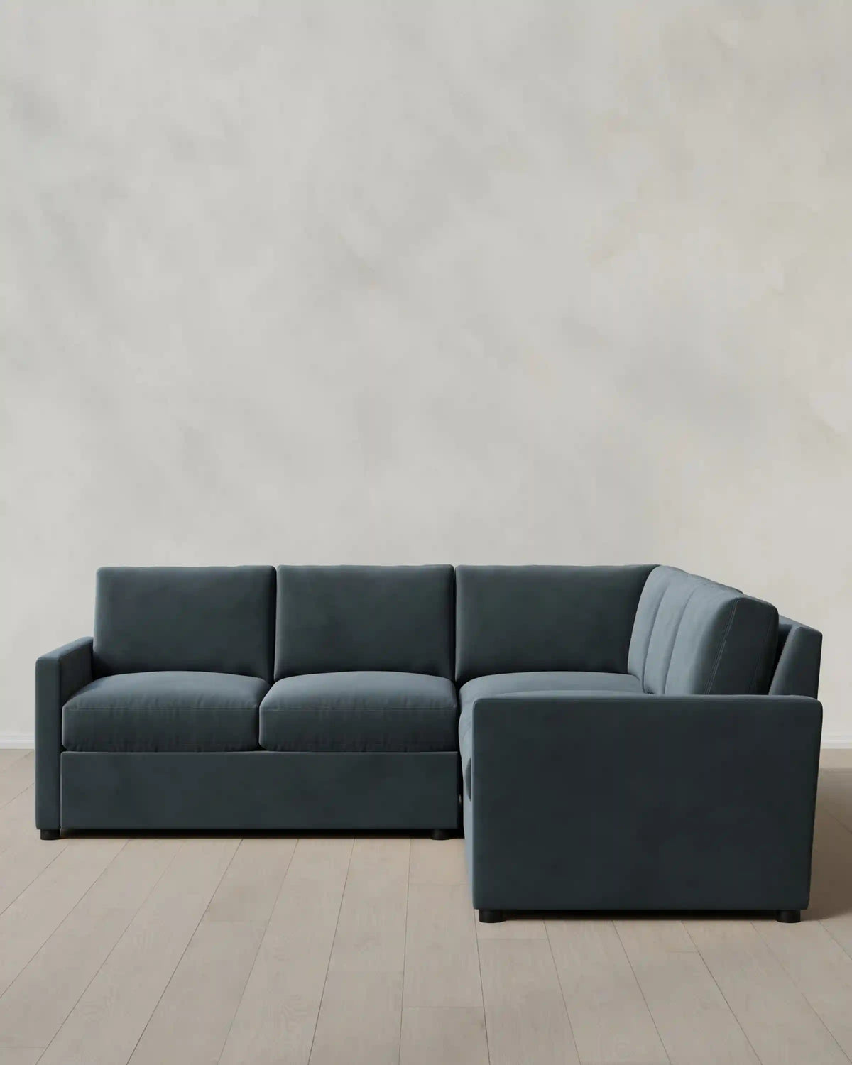 Brennan L Sectional in Performance Velvet