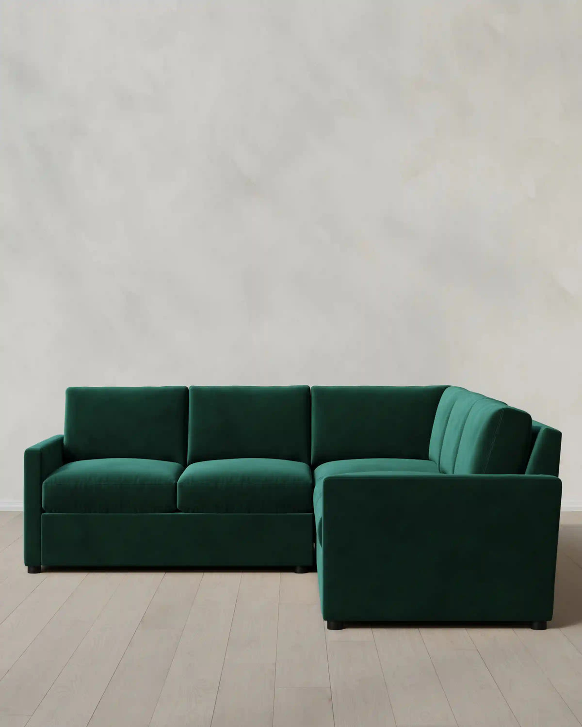 Brennan L Sectional in Performance Velvet