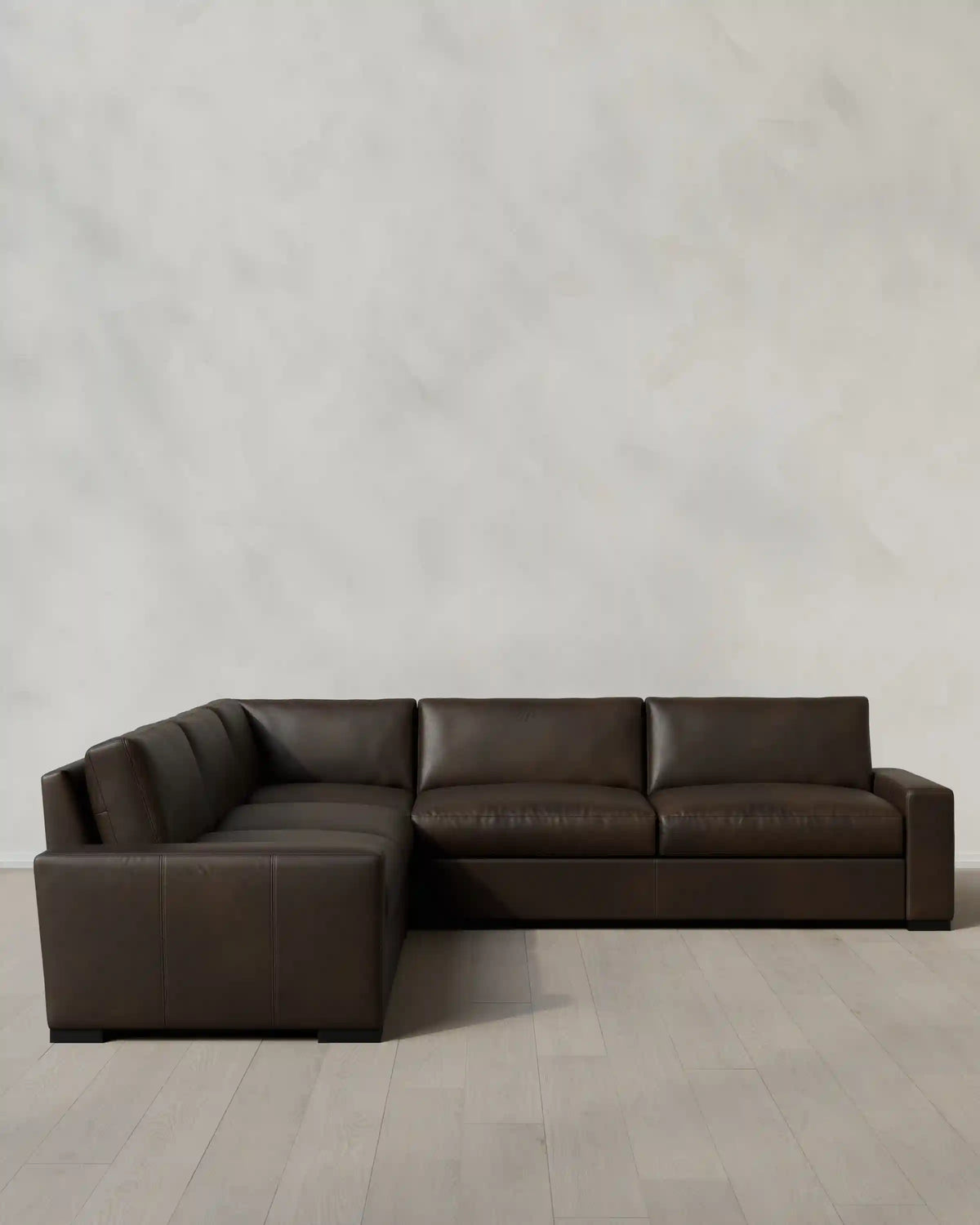 Stillman L Sectional in Leather