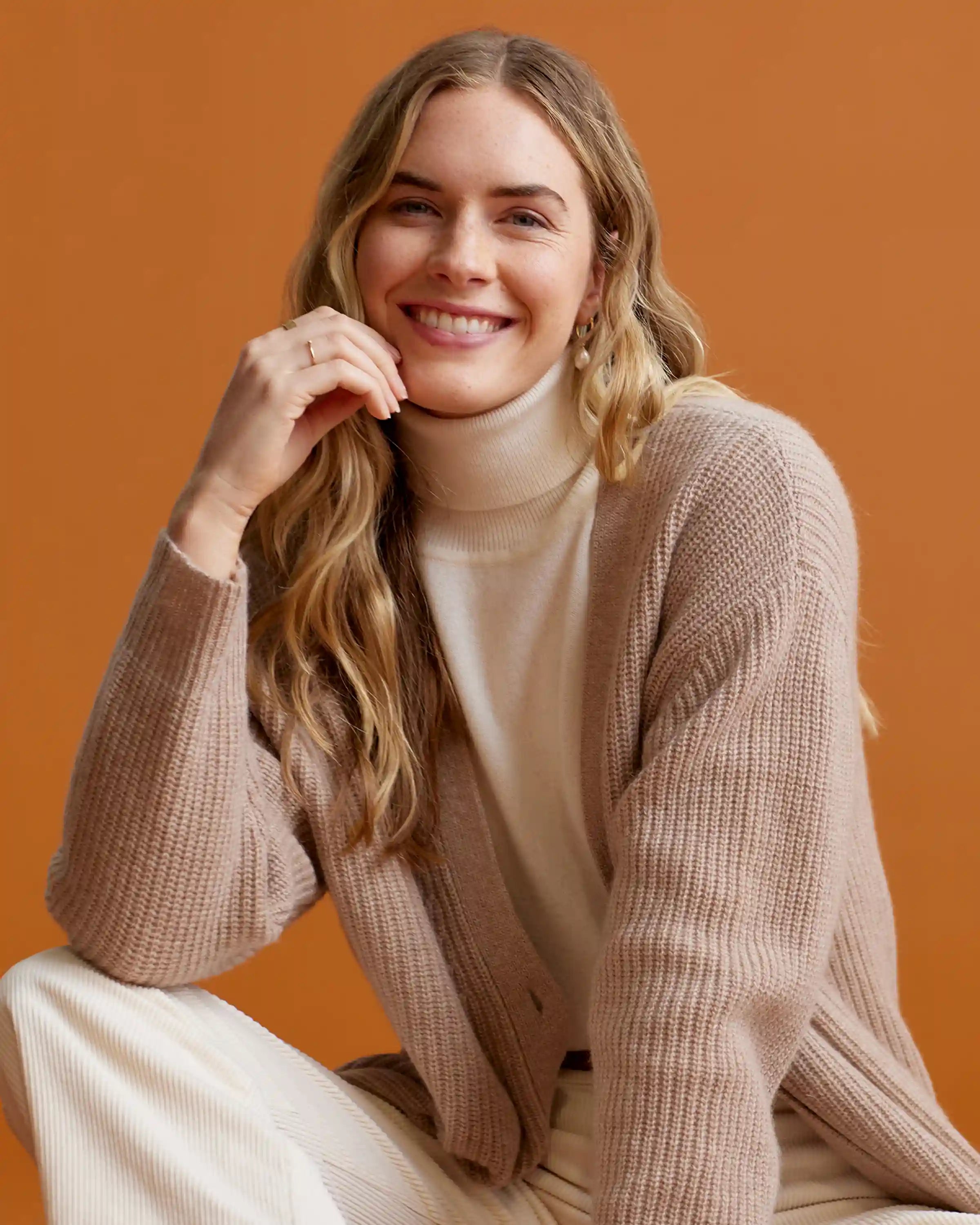 Mongolian Cashmere Turtleneck Sweater