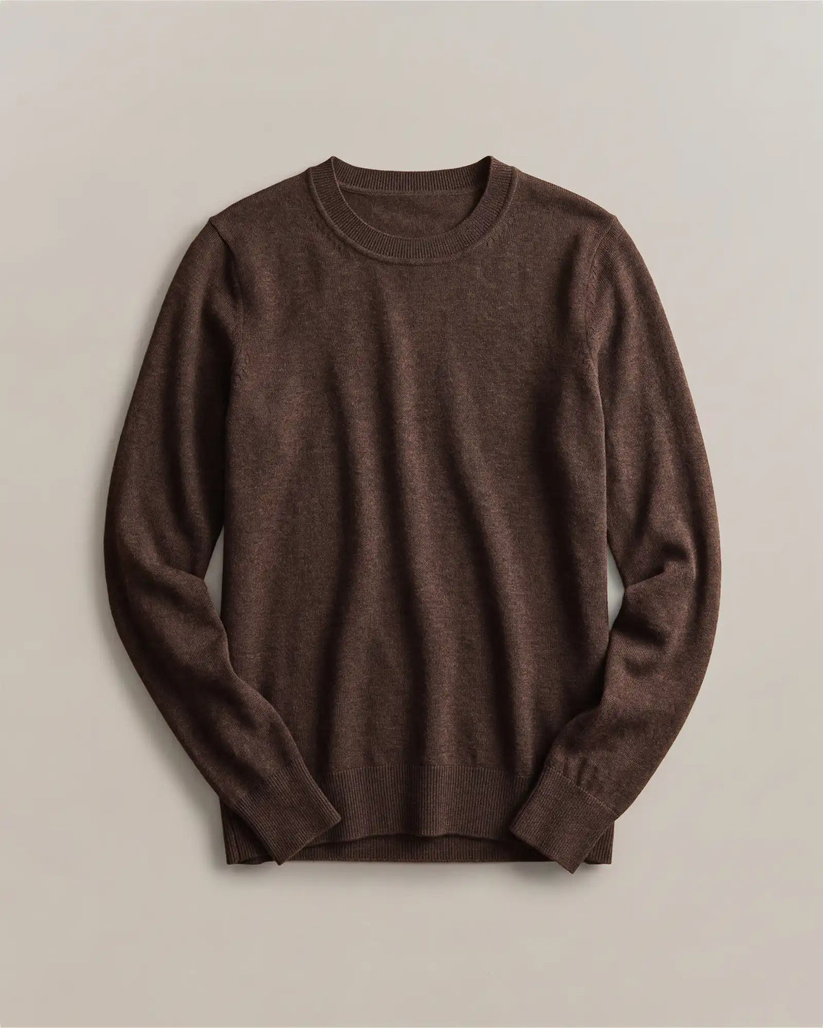 Lightweight Cotton Cashmere Crew Sweater