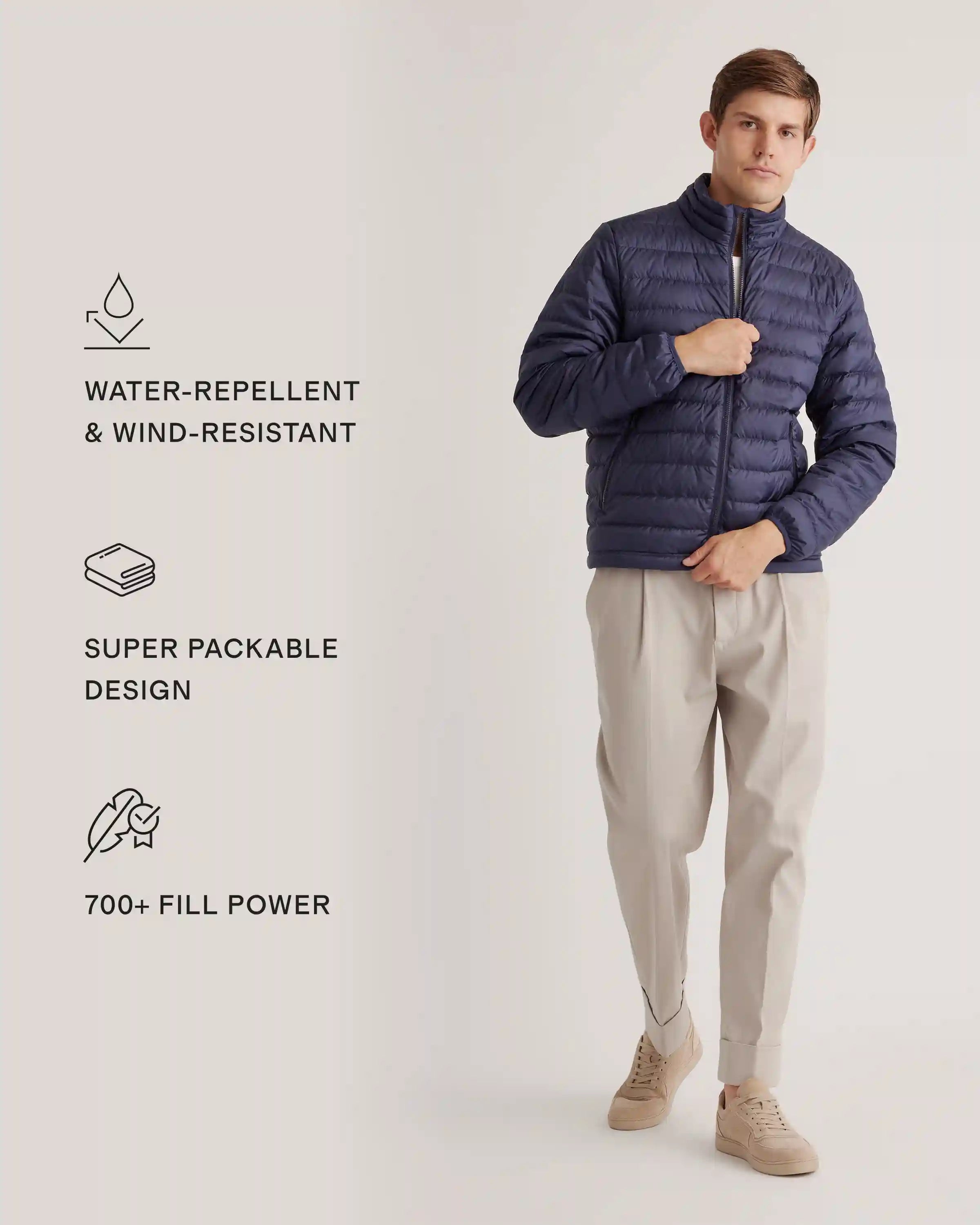 Lightweight Down Packable Puffer Jacket