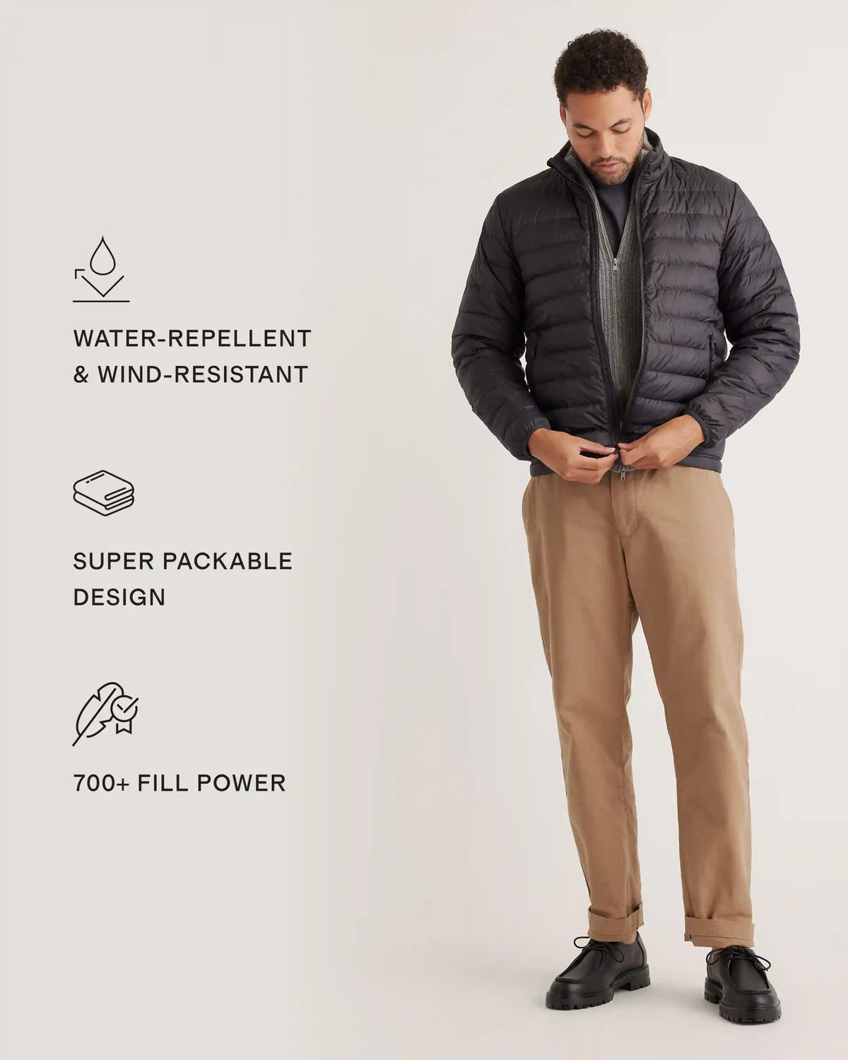 Lightweight Down Packable Puffer Jacket
