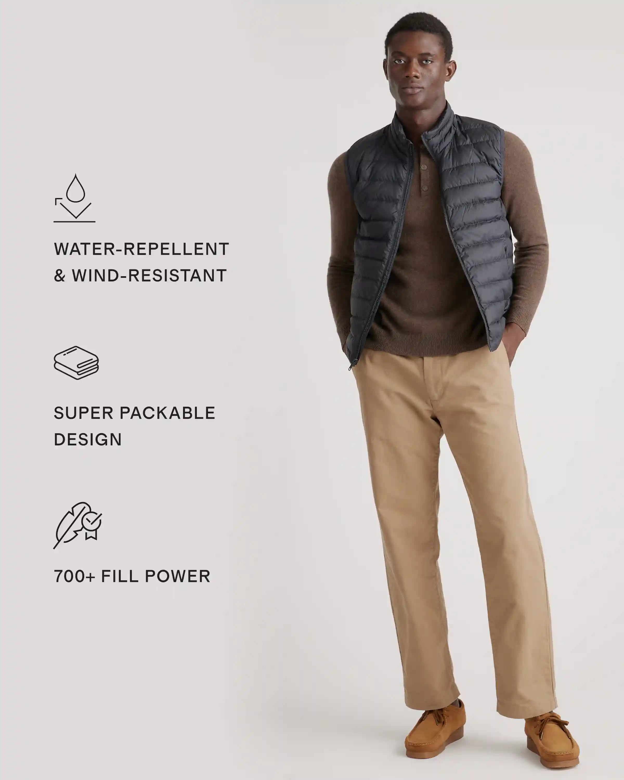 Lightweight Down Packable Puffer Vest