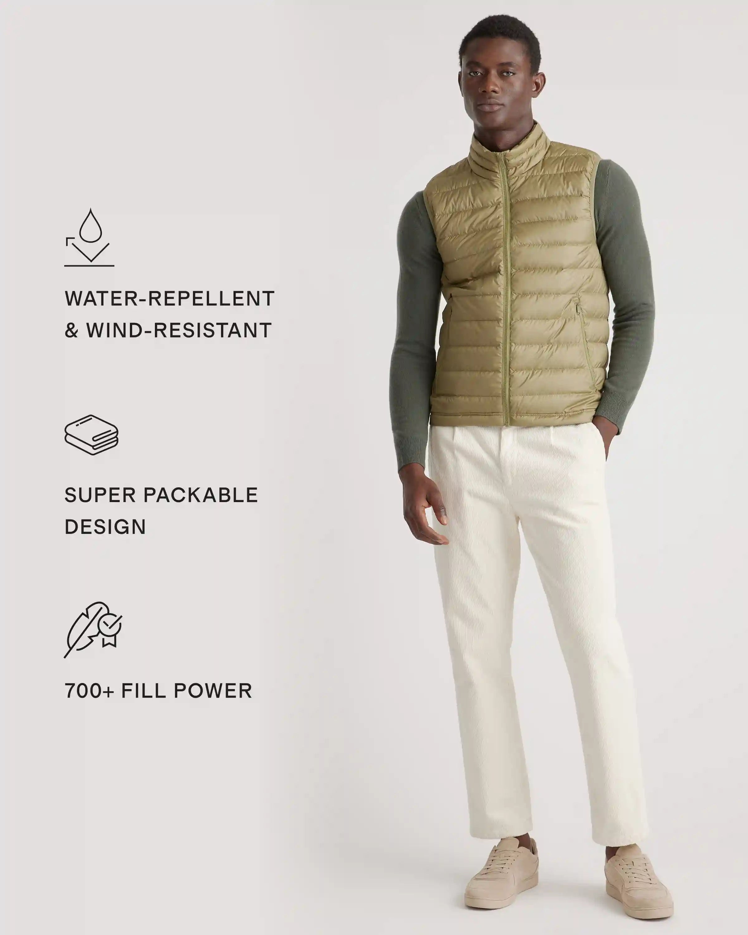 Lightweight Down Packable Puffer Vest