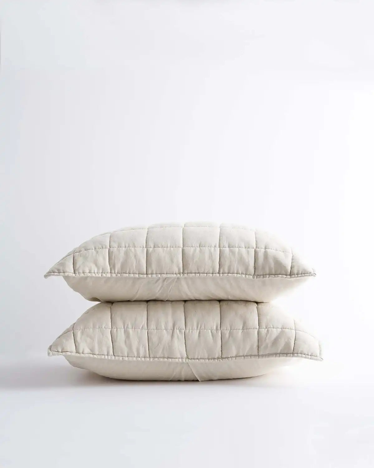 European Linen Box Quilted Sham Set