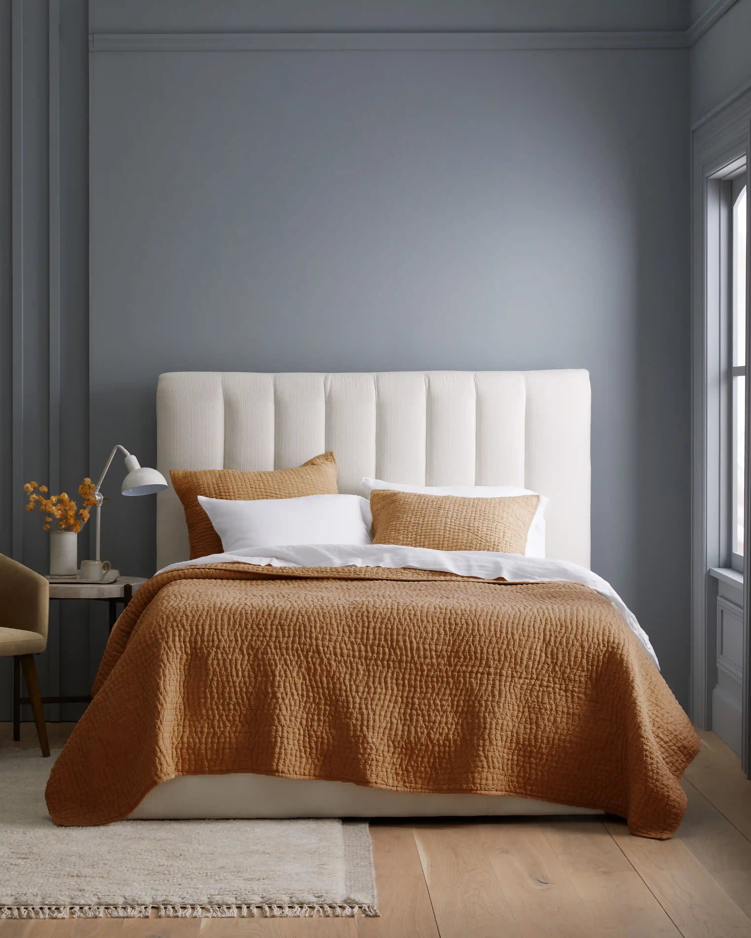 European Linen Cotton Stitch Quilt