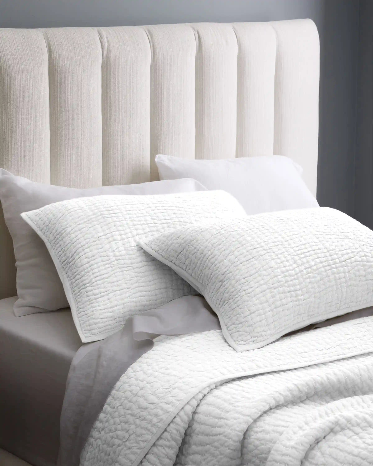 European Linen Cotton Stitch Quilt
