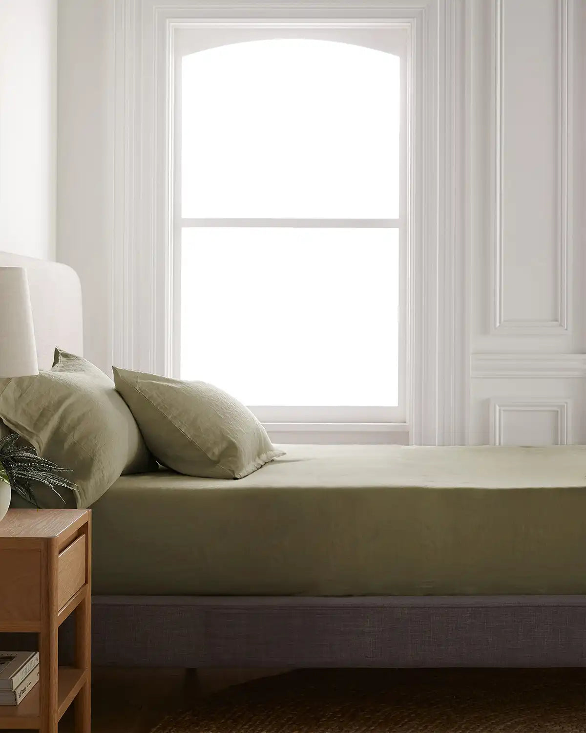 European Linen Fitted Sheet Set