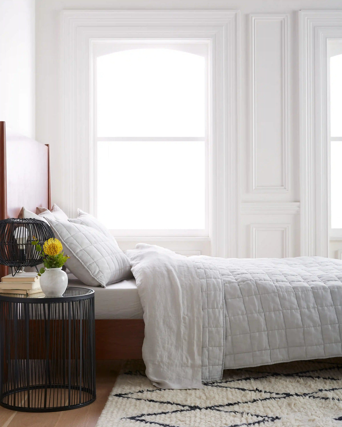 European Linen Box Quilt Set