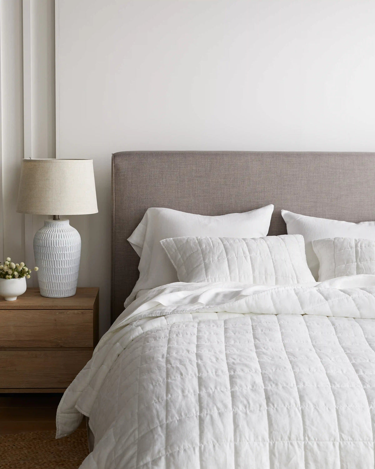 European Linen Box Quilt Set