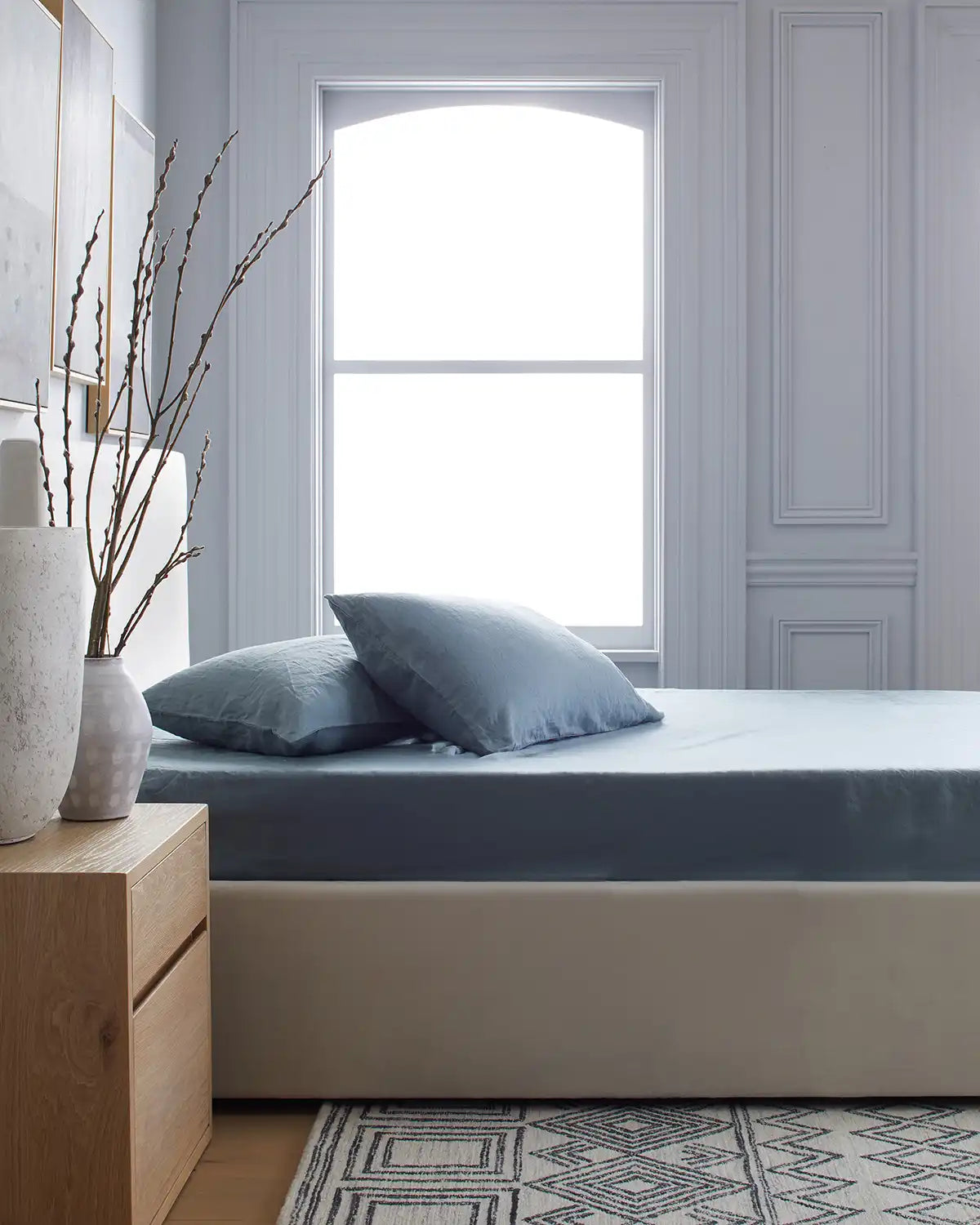 European Linen Fitted Sheet Set