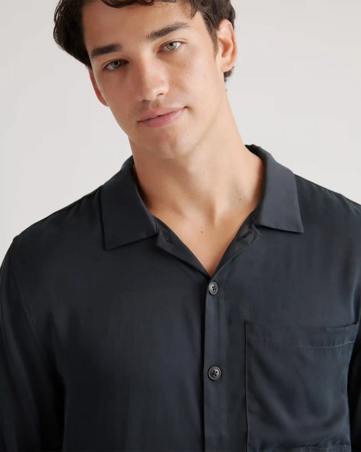 100% Washable Silk Button Down Pant Set