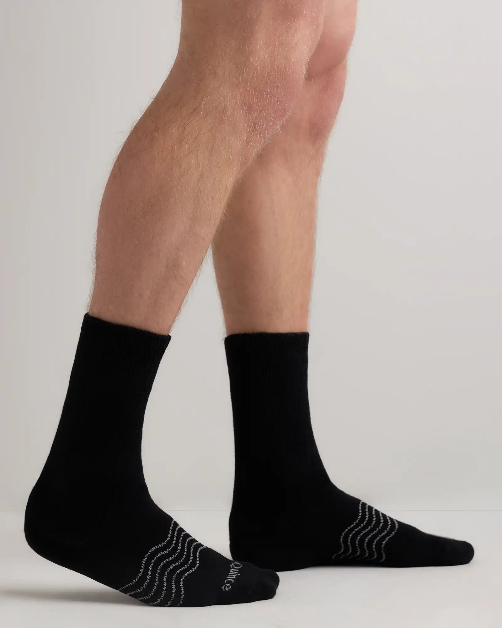 Everyday Cotton Targeted Stretch Crew Socks (4-Pack)