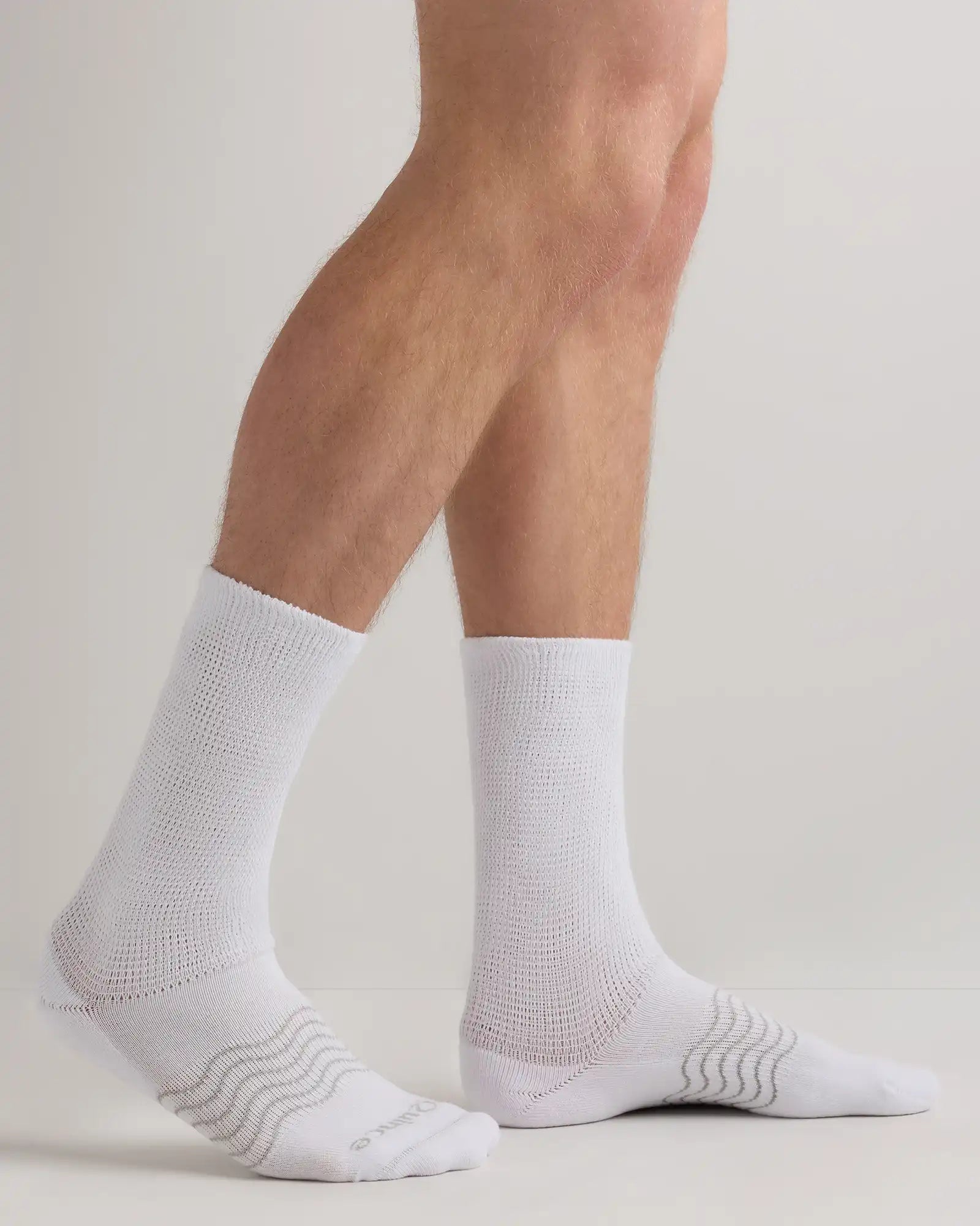 Everyday Cotton Targeted Stretch Crew Socks (4-Pack)