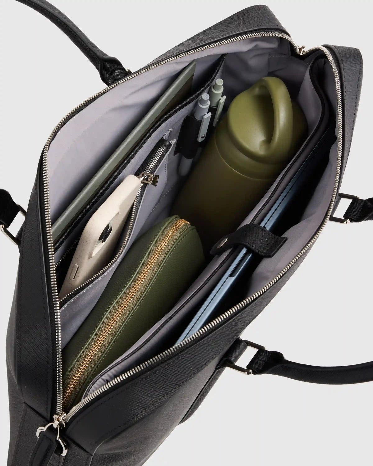 Italian Saffiano Briefcase
