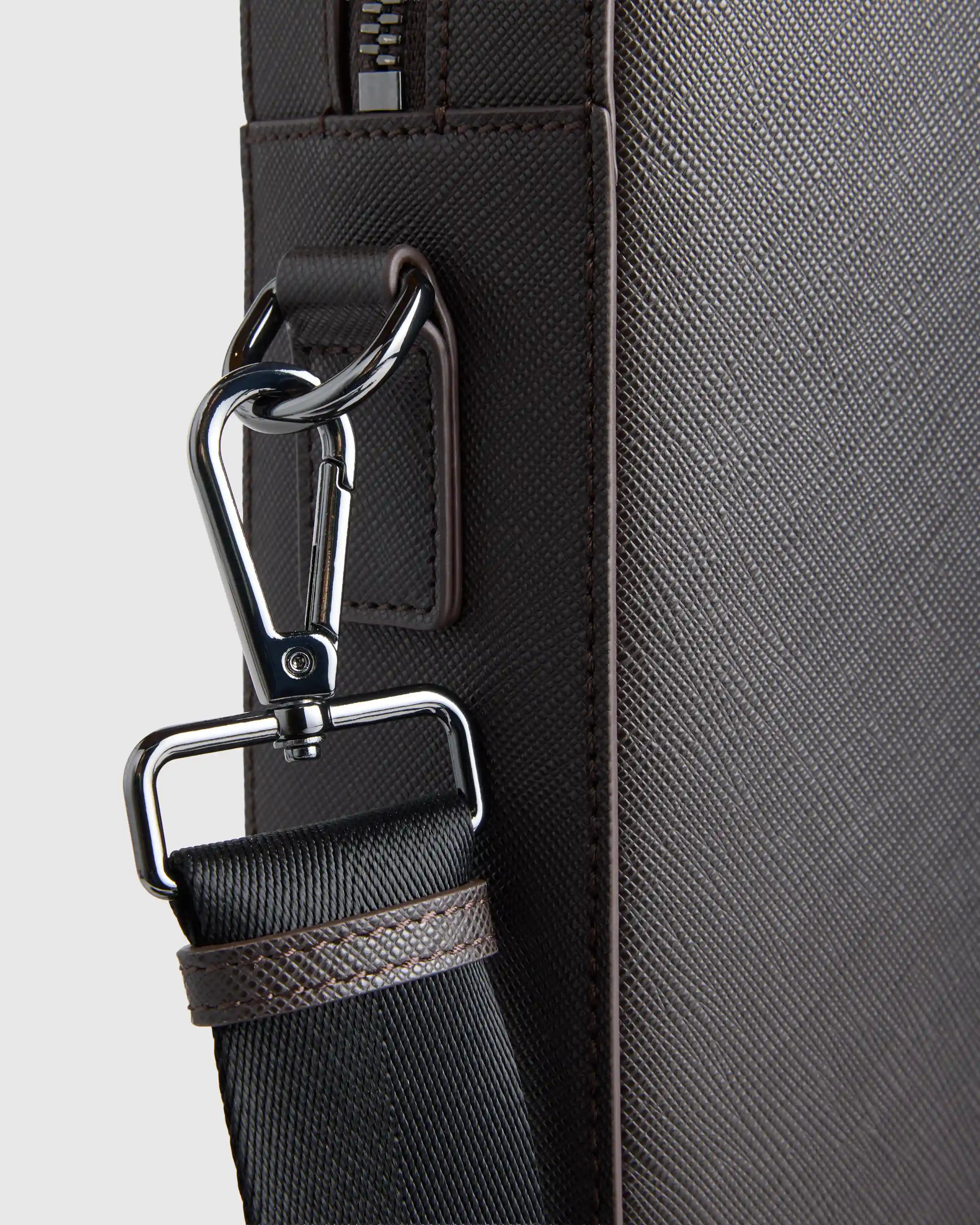 Italian Saffiano Briefcase