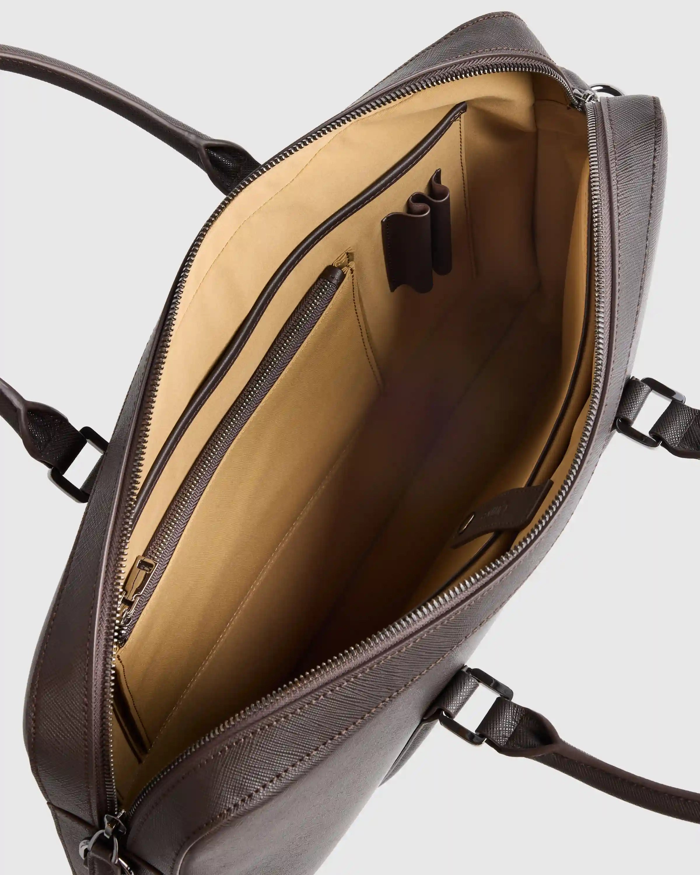 Italian Saffiano Briefcase