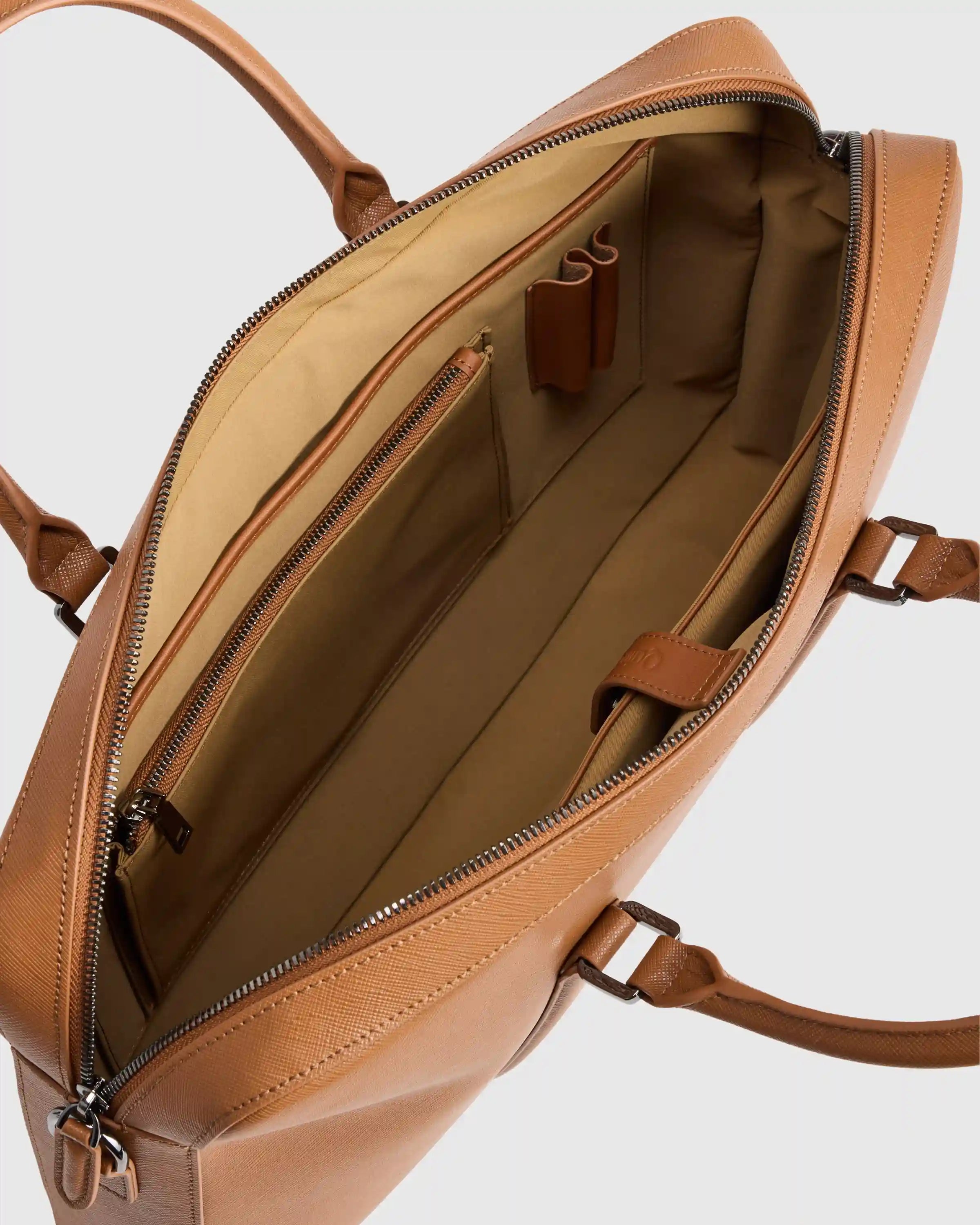 Italian Saffiano Briefcase
