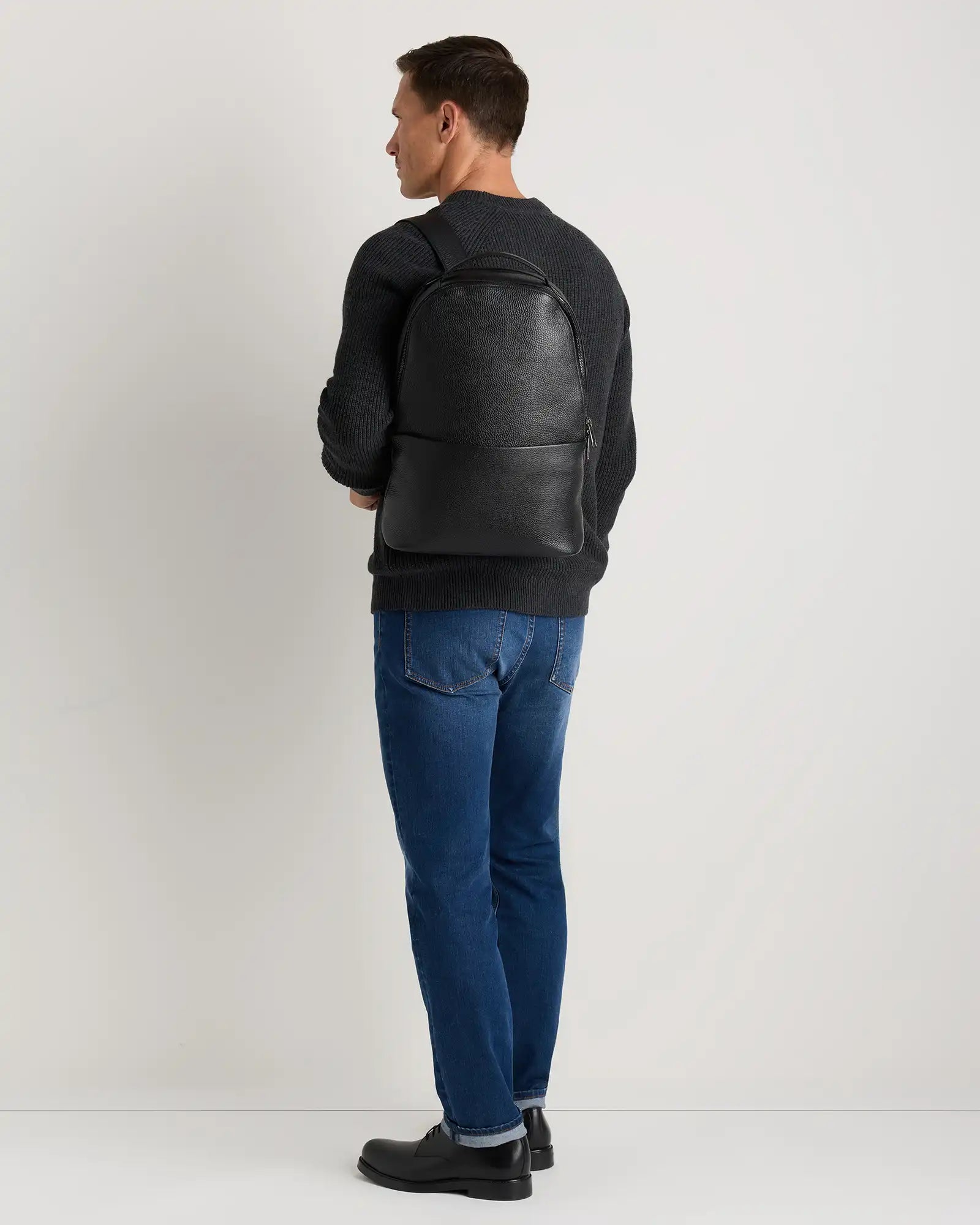 Excursion Italian Leather Laptop Backpack