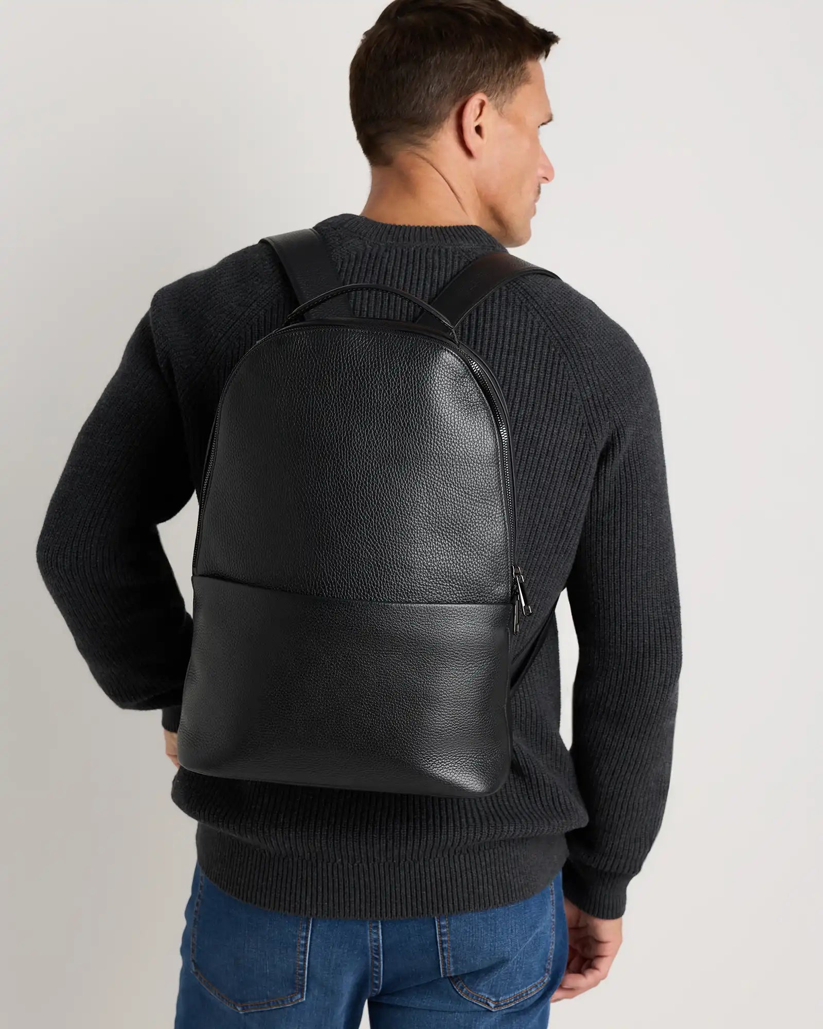 Excursion Italian Leather Laptop Backpack